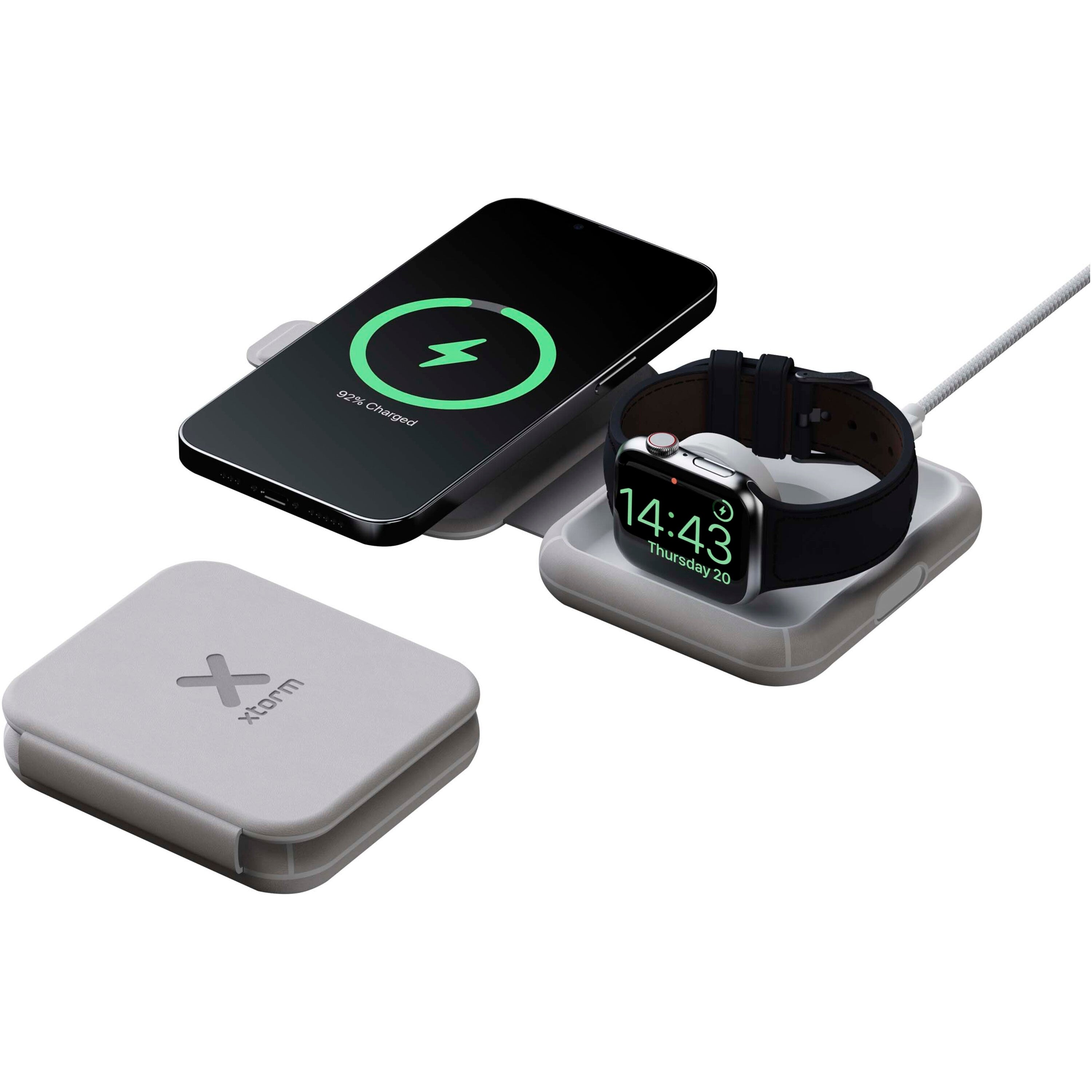 Xtorm Foldable 2-in-1 Wireless Travel Charger