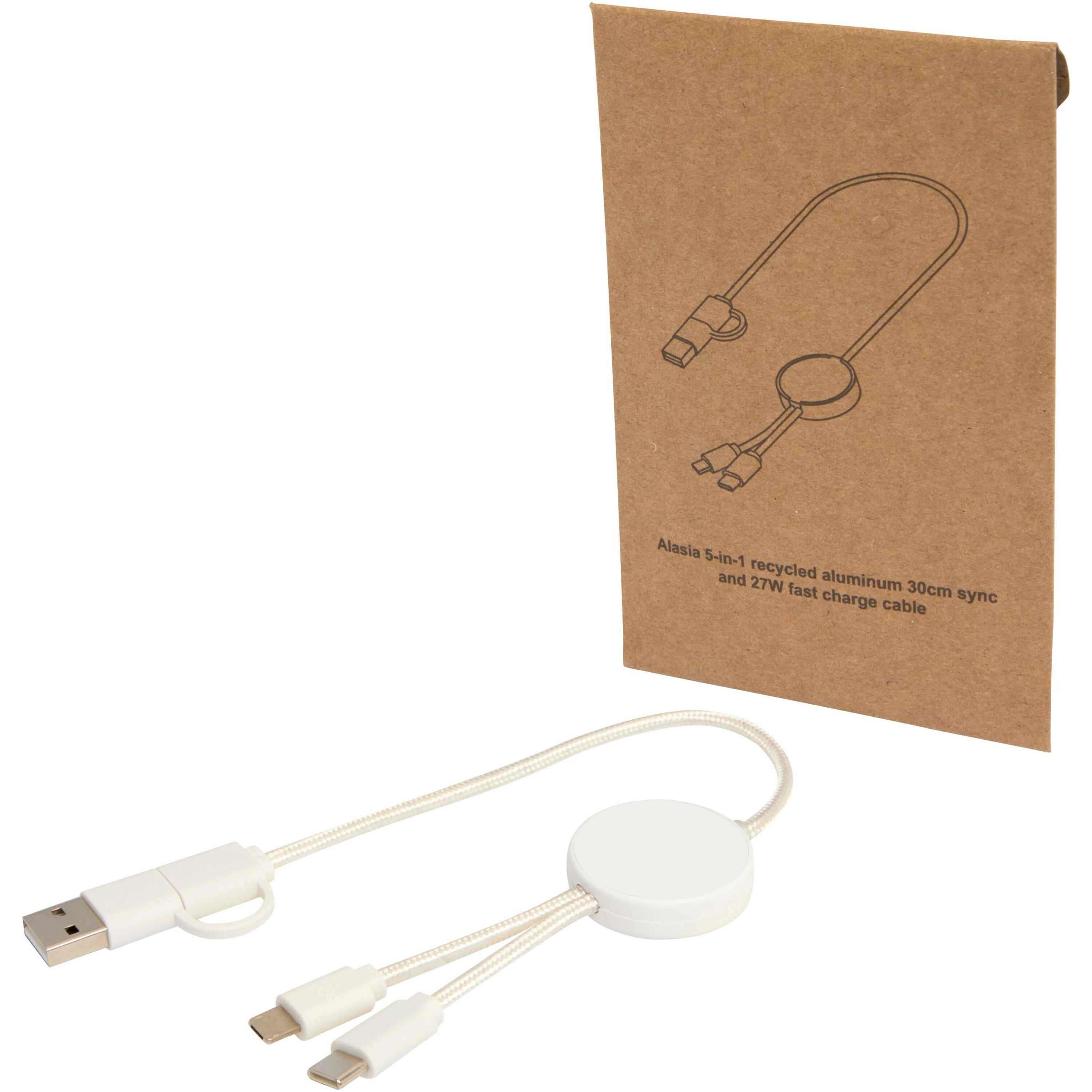 30cm Data Sync and 27W Fast Charge Cable