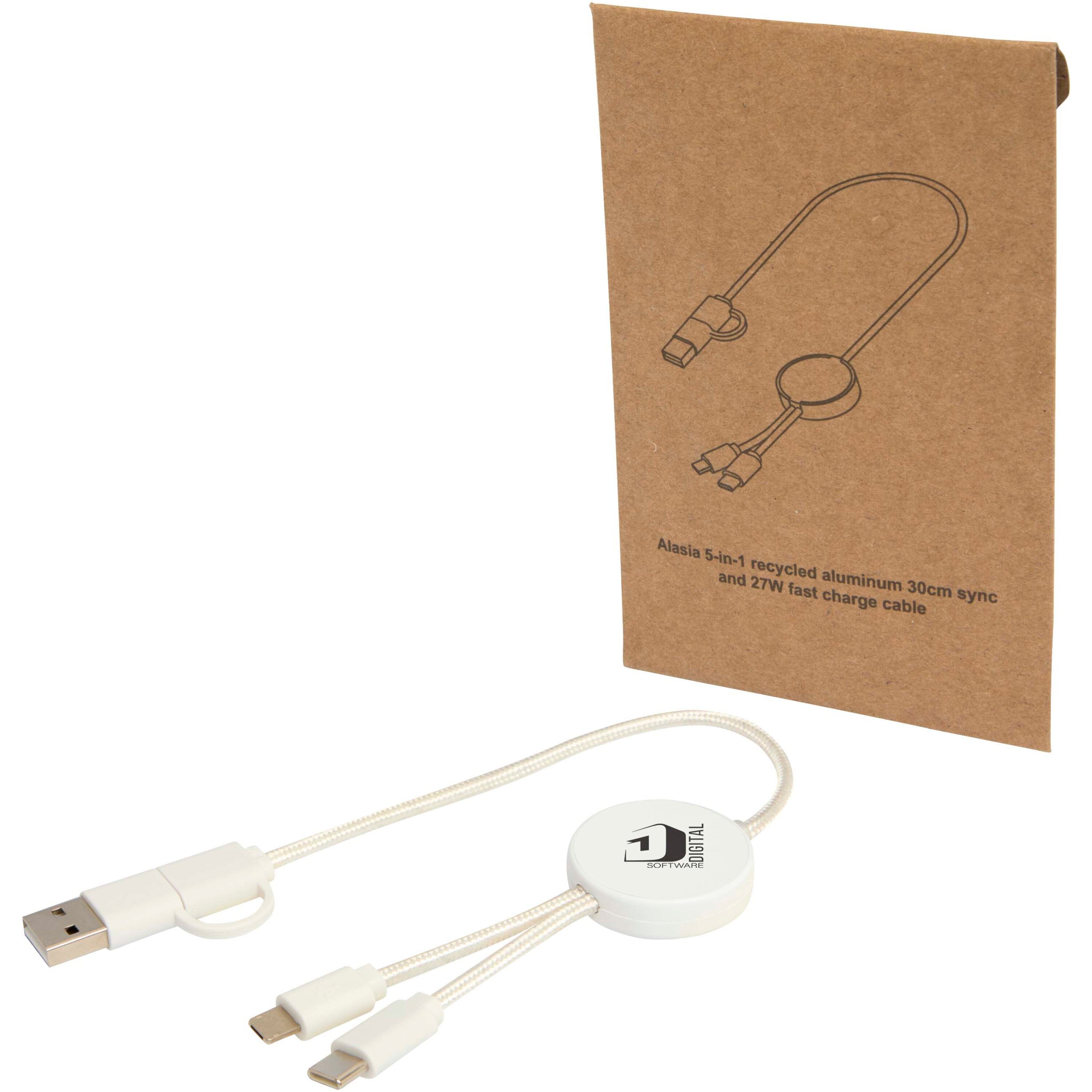 30cm Data Sync and 27W Fast Charge Cable