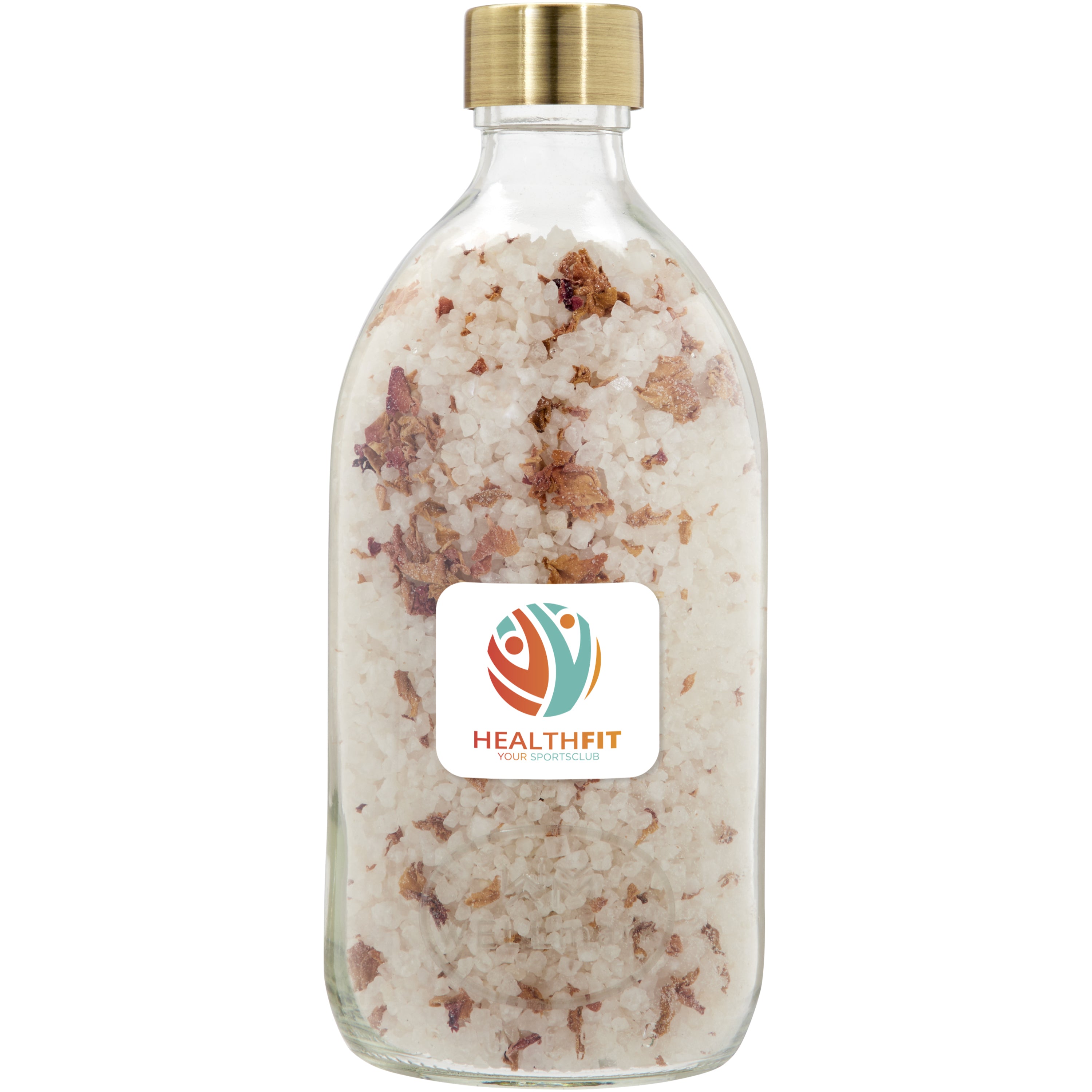 500ml Rose Scented Bath Salt Bottle
