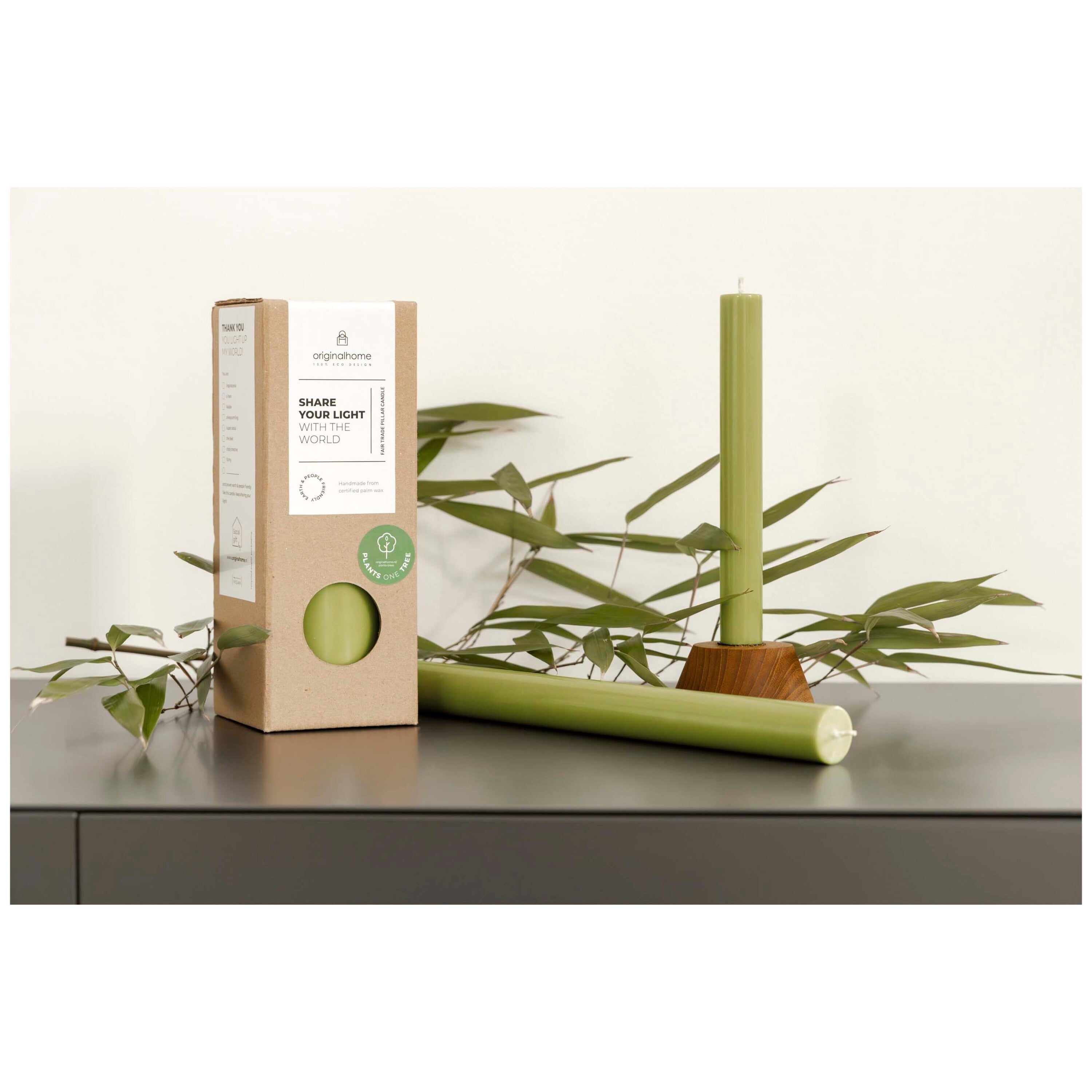 Handcrafted Matcha Dinner candle