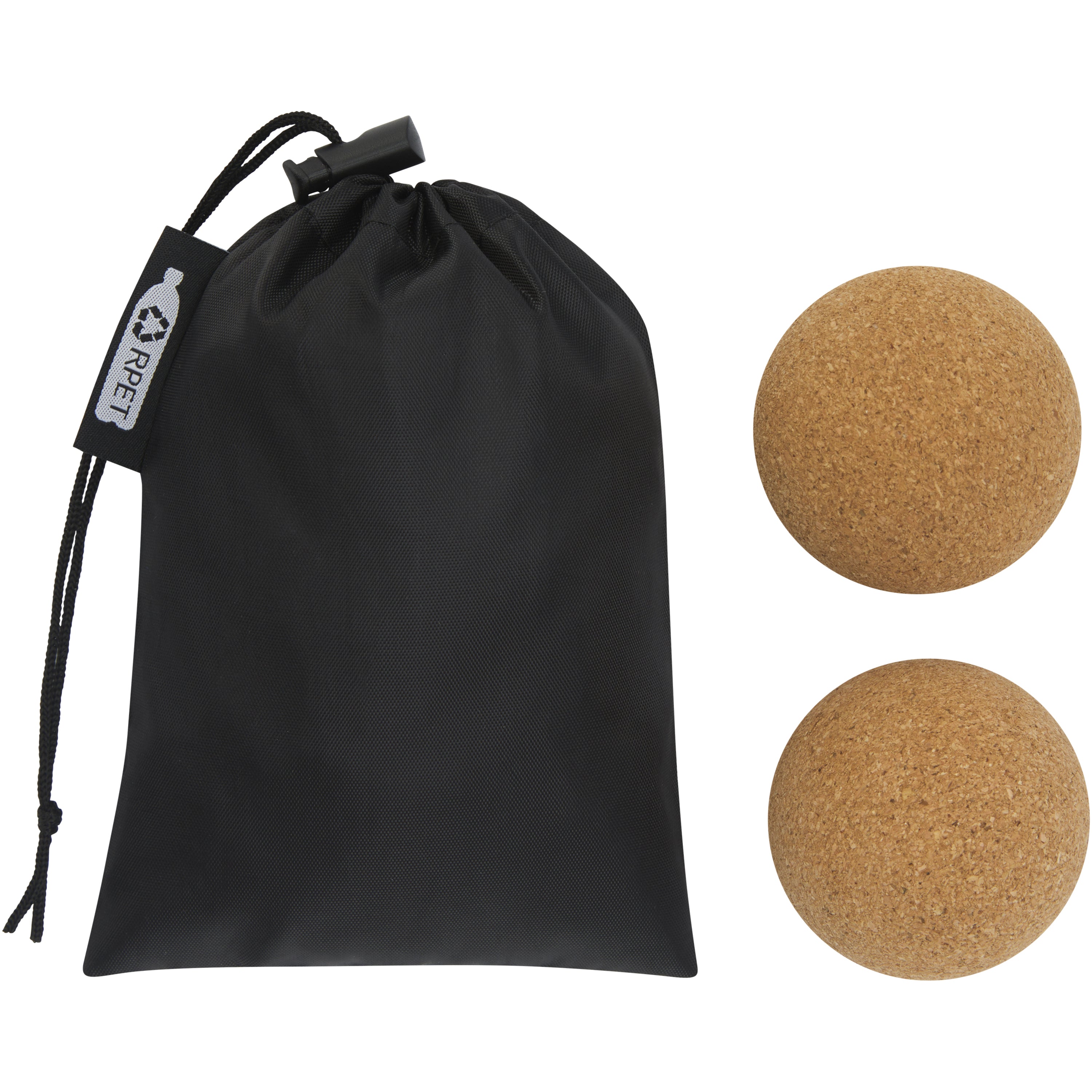 Set of 2 Cork Yoga Balls
