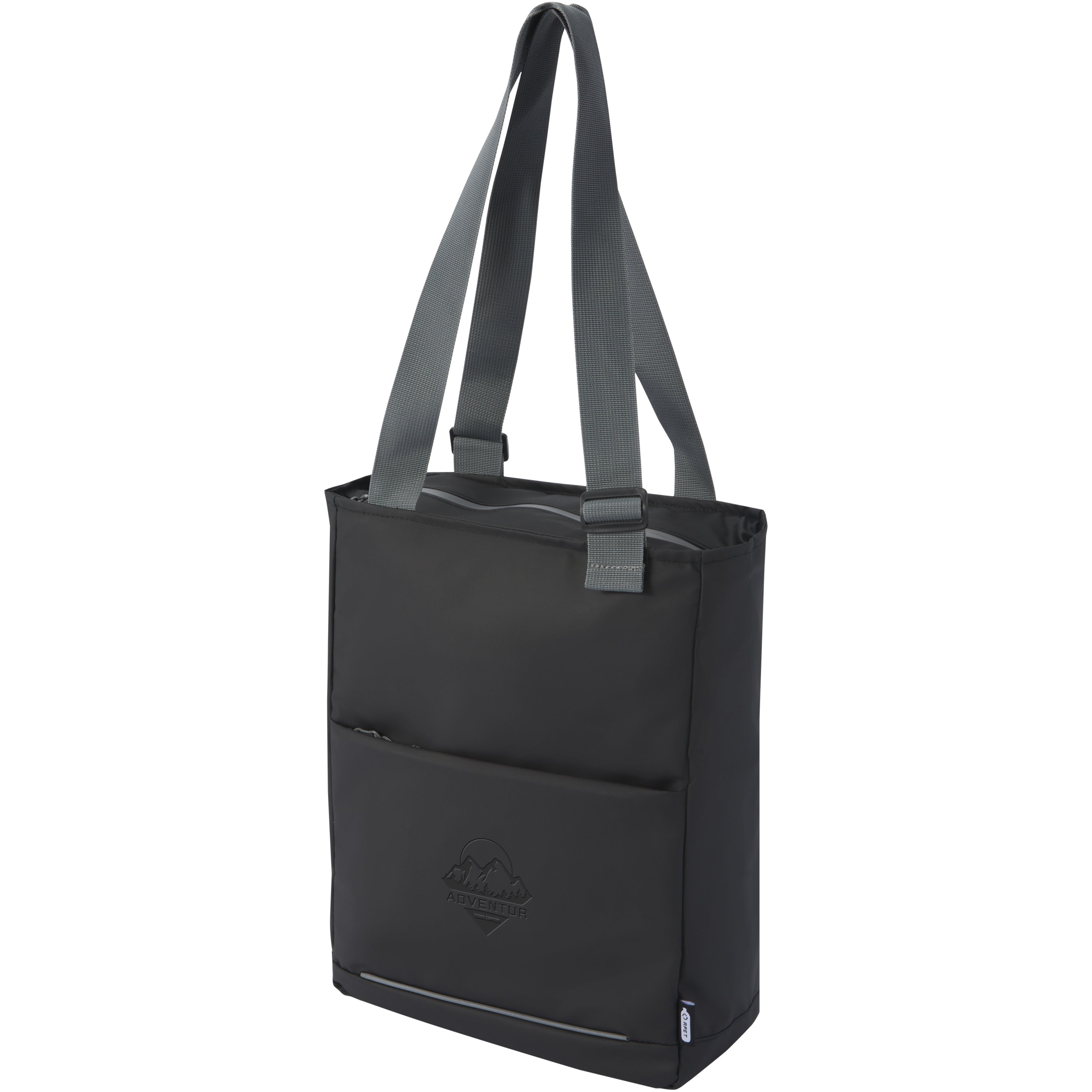 Aqua Recycled Fabric Water Resistant Laptop Tote Bag