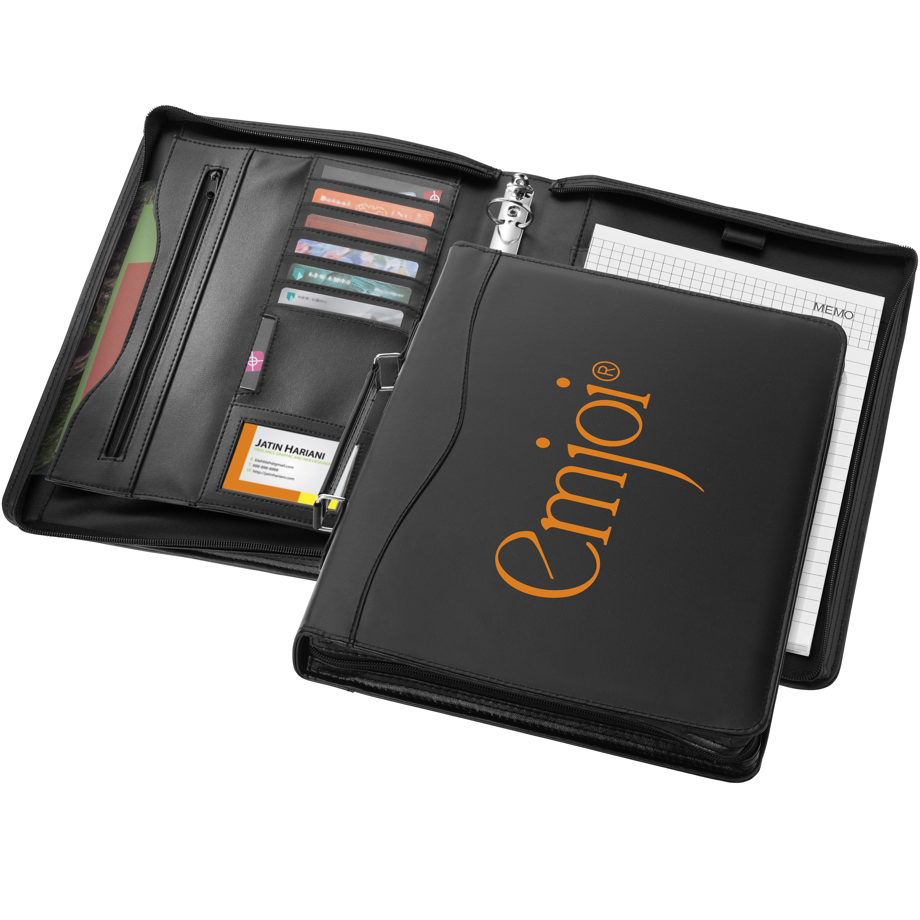 Ebony A4 Briefcase Portfolio