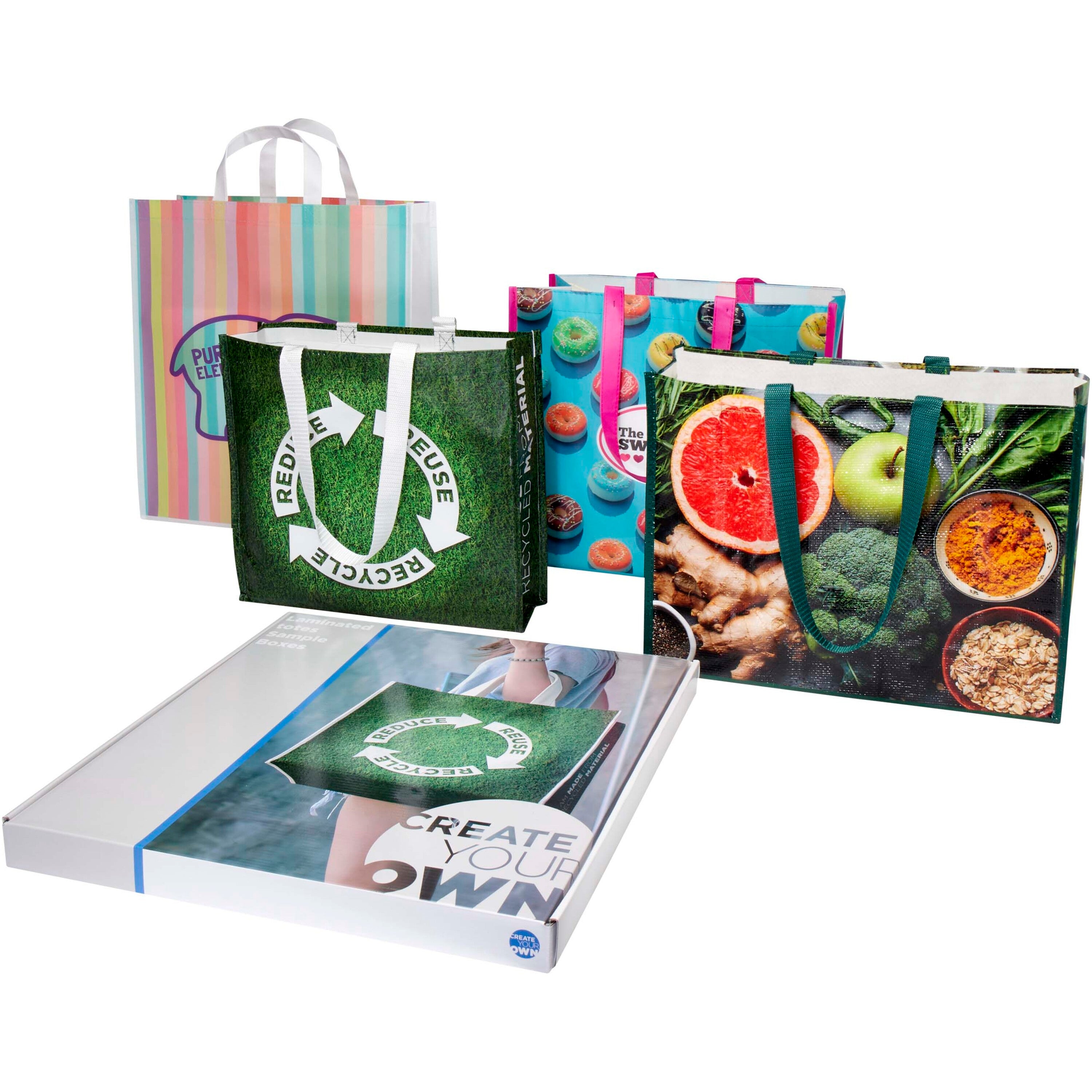 Laminated Totes Sample Box