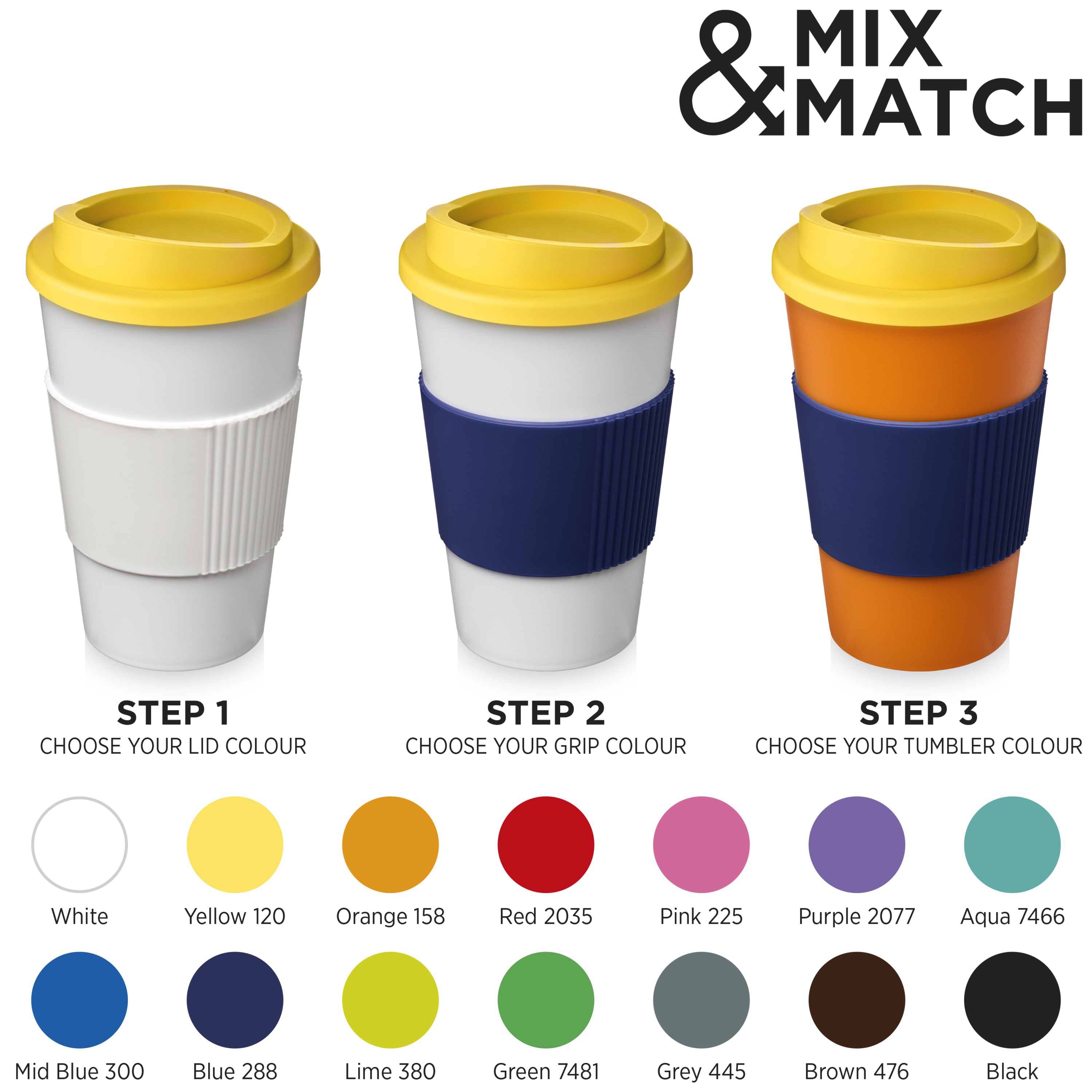 Americano Insulated Tumbler with Silicone Grip