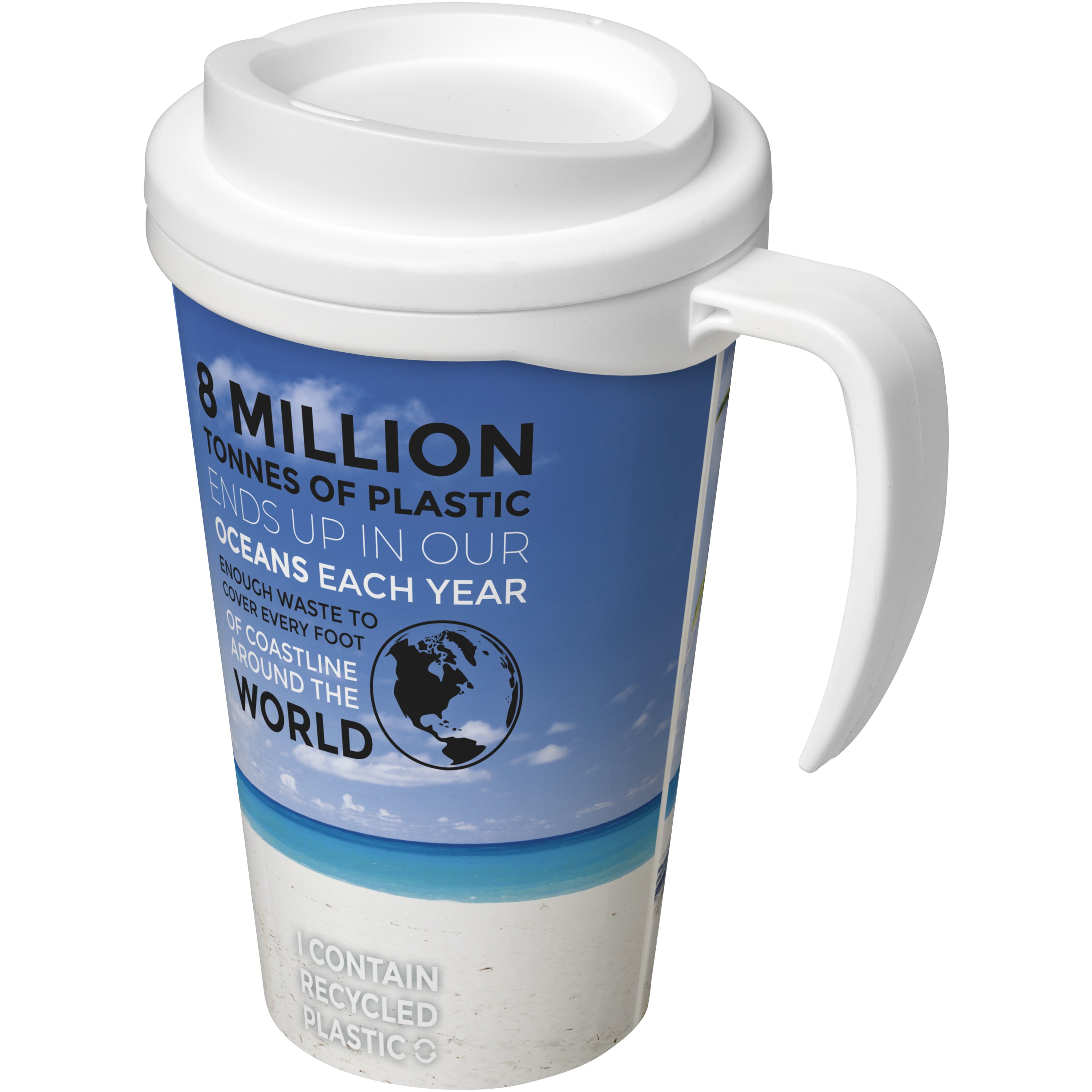 Grande Recycled Plastic Insulated Mug
