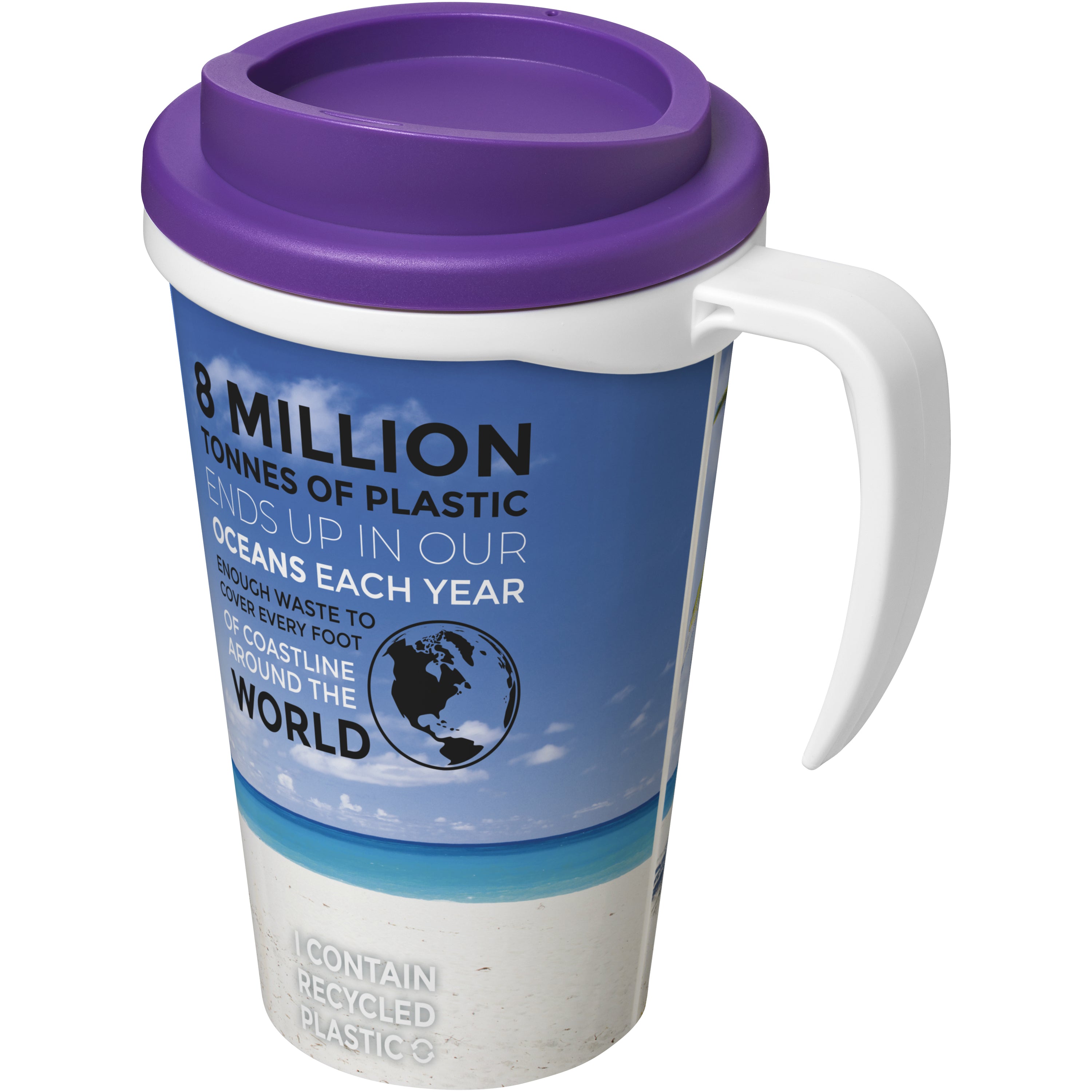 Grande Recycled Plastic Insulated Mug