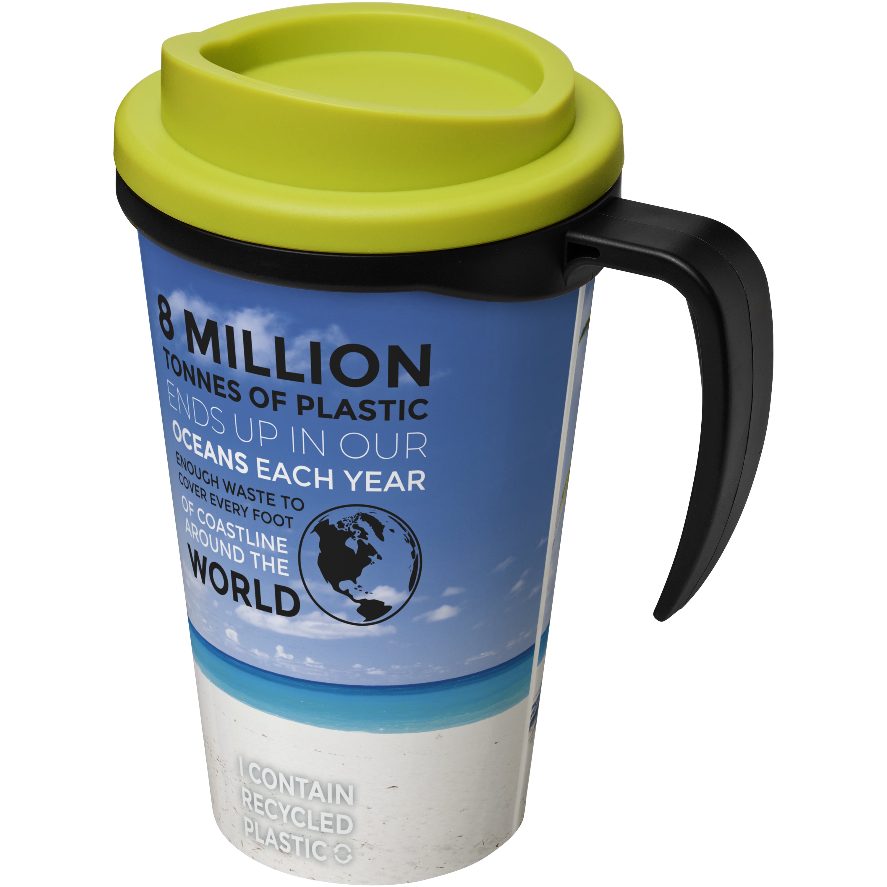 Grande Recycled Plastic Insulated Mug