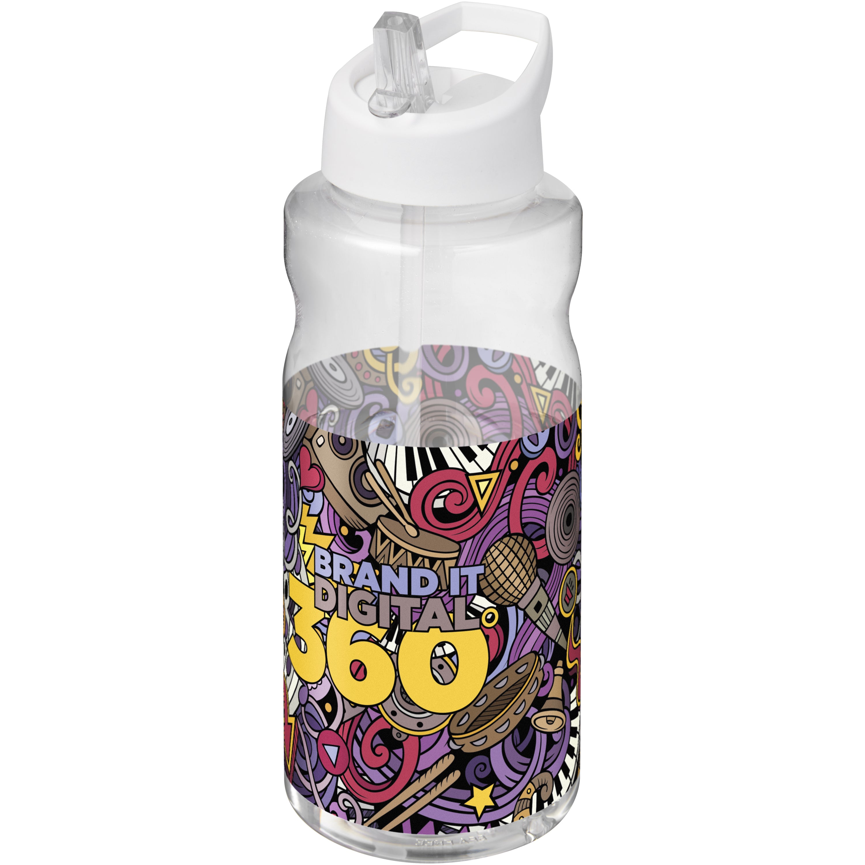 H2O Active Base 1 Litre Spout Lid Sports Bottle