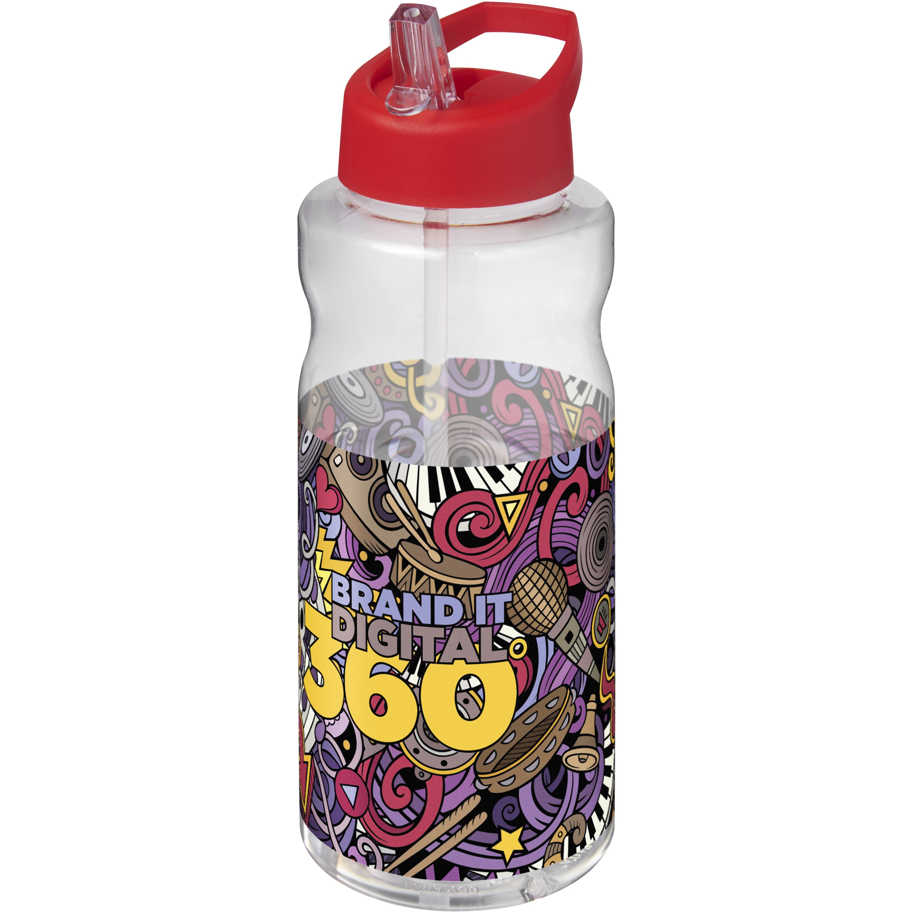 H2O Active Base 1 Litre Spout Lid Sports Bottle