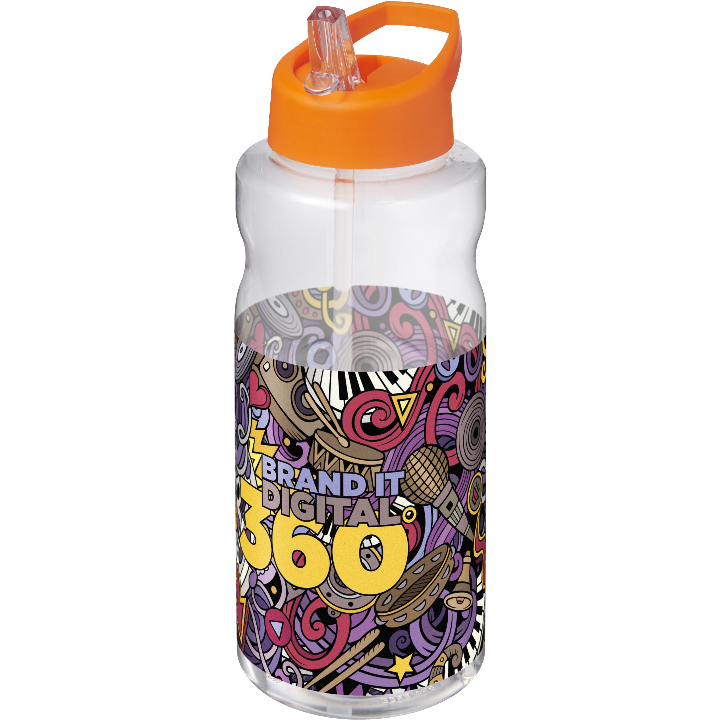 H2O Active Base 1 Litre Spout Lid Sports Bottle