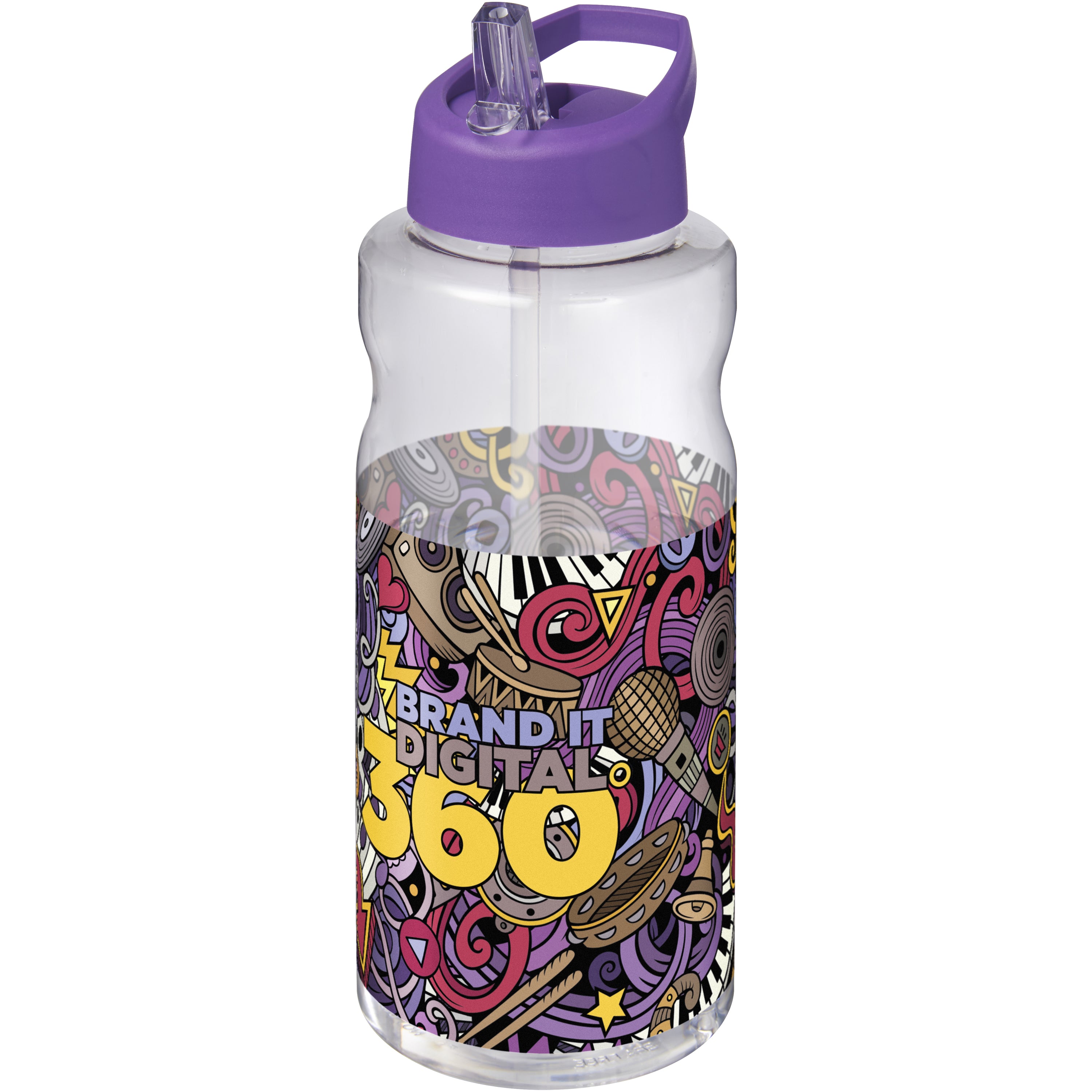 H2O Active Base 1 Litre Spout Lid Sports Bottle
