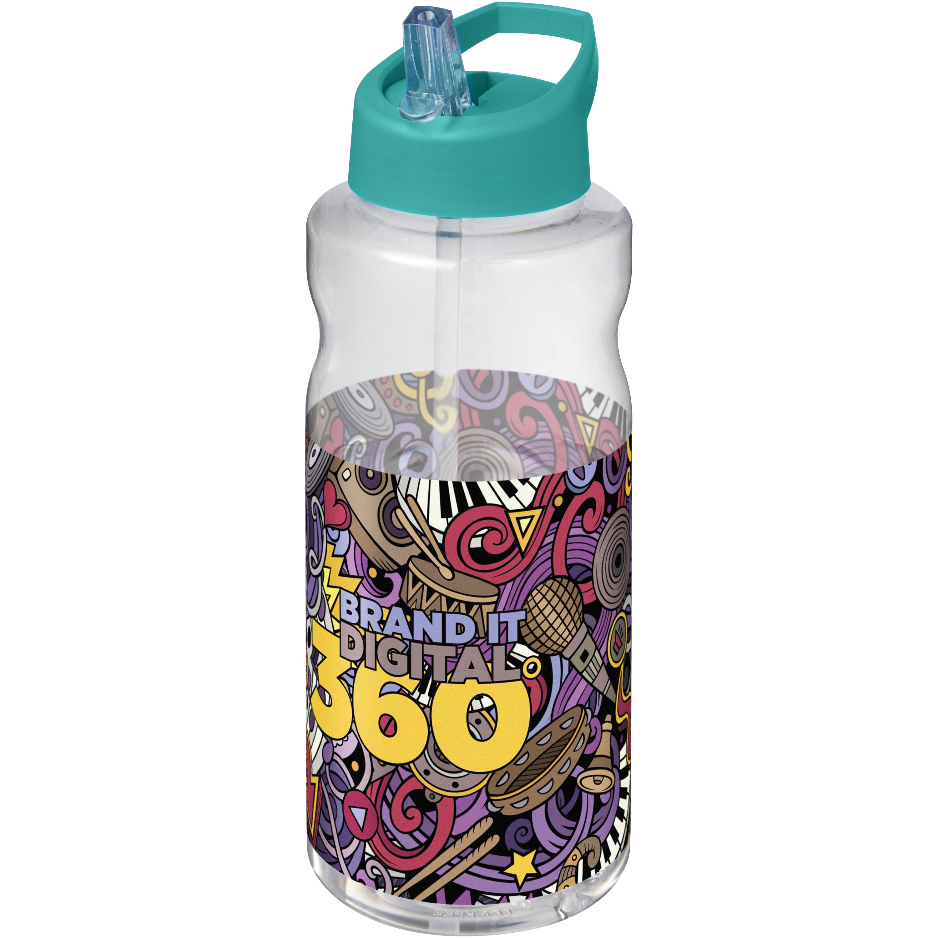 H2O Active Base 1 Litre Spout Lid Sports Bottle