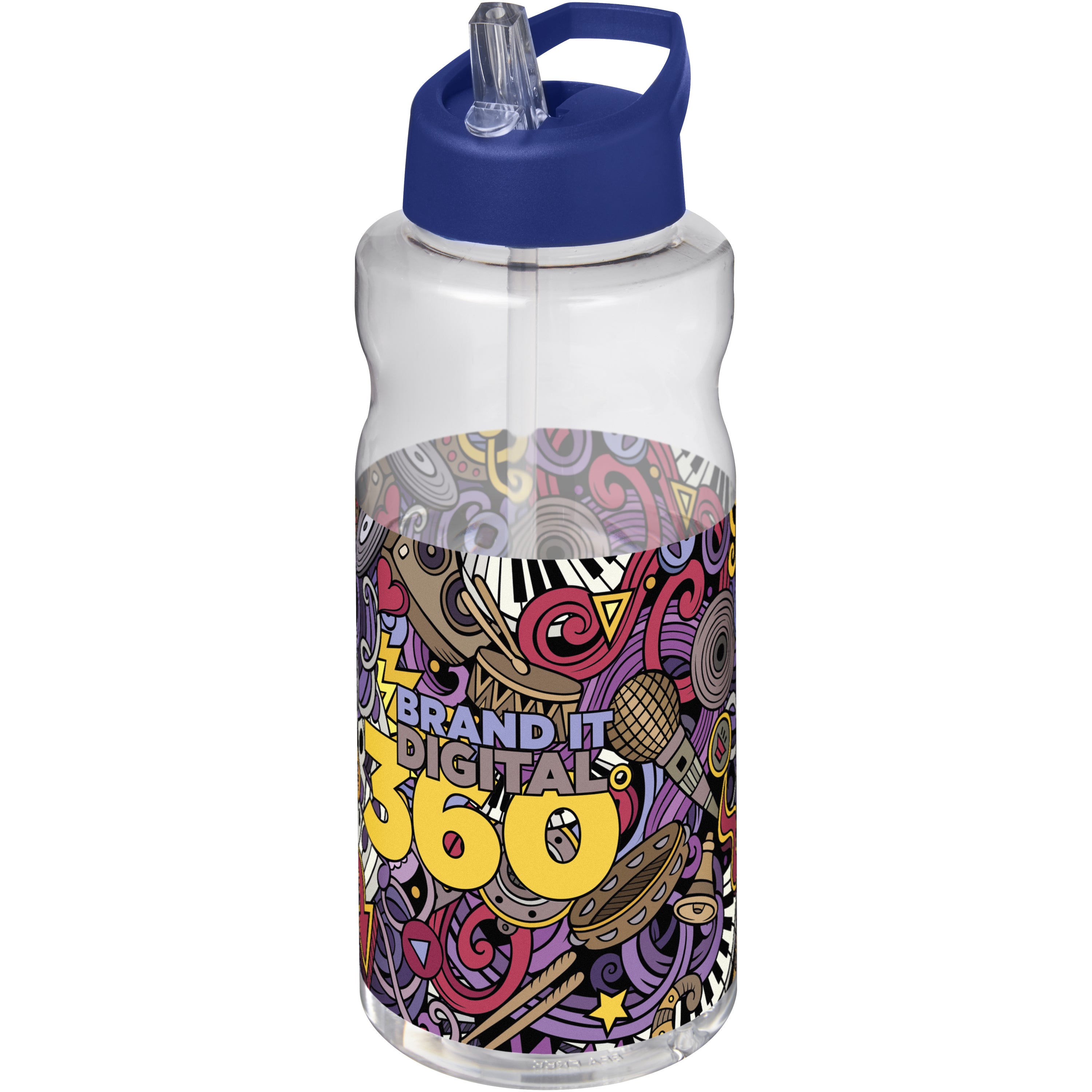 H2O Active Base 1 Litre Spout Lid Sports Bottle