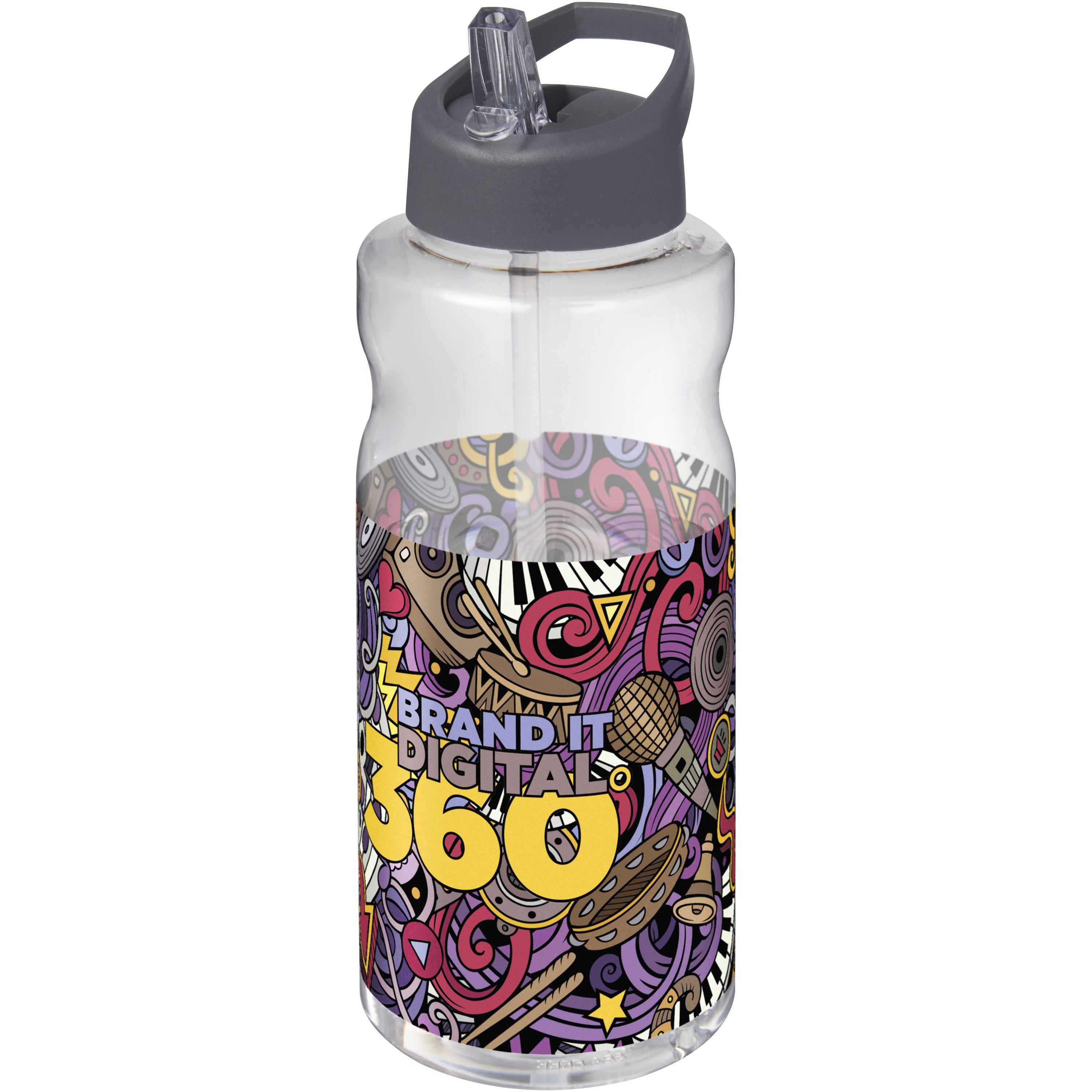 H2O Active Base 1 Litre Spout Lid Sports Bottle