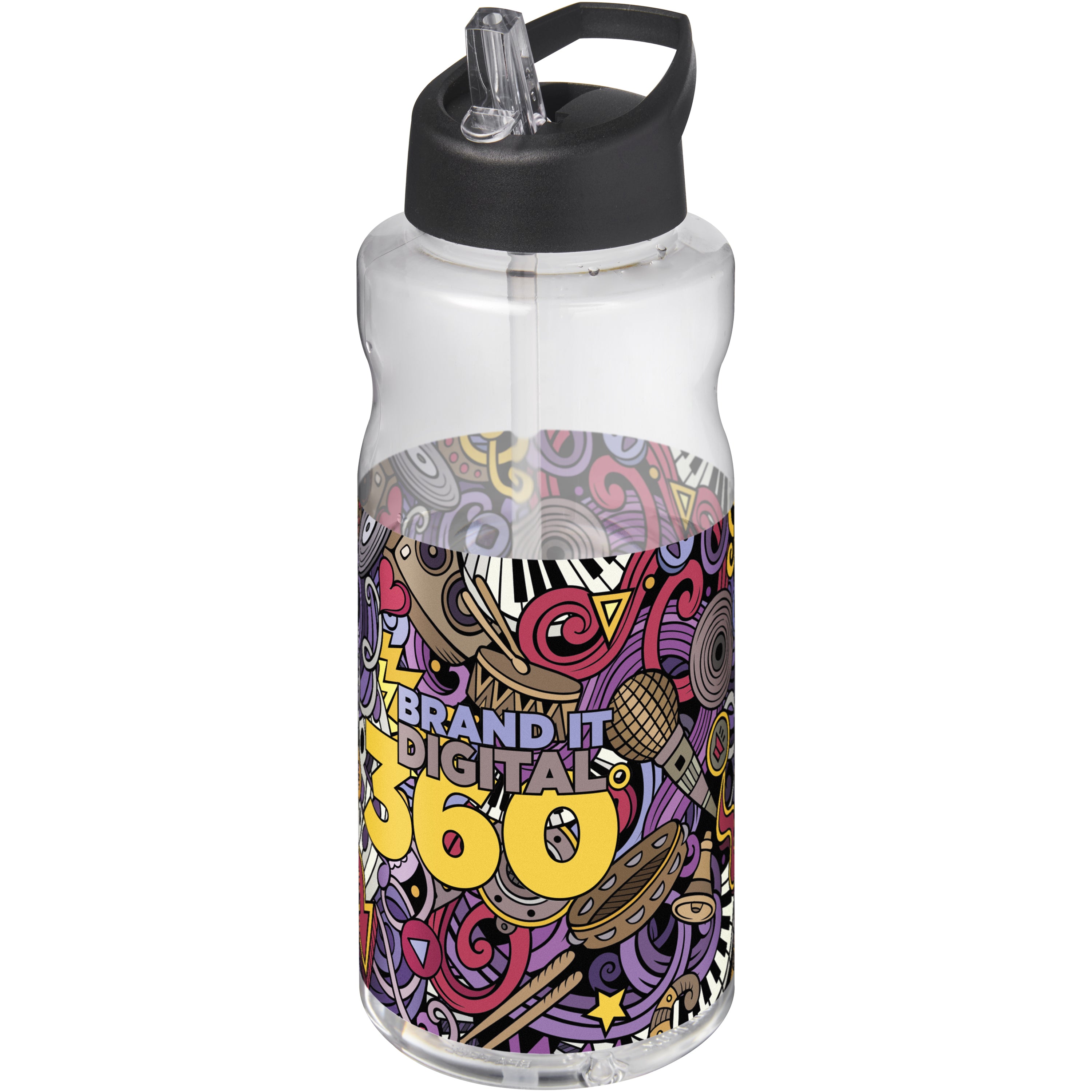 H2O Active Base 1 Litre Spout Lid Sports Bottle