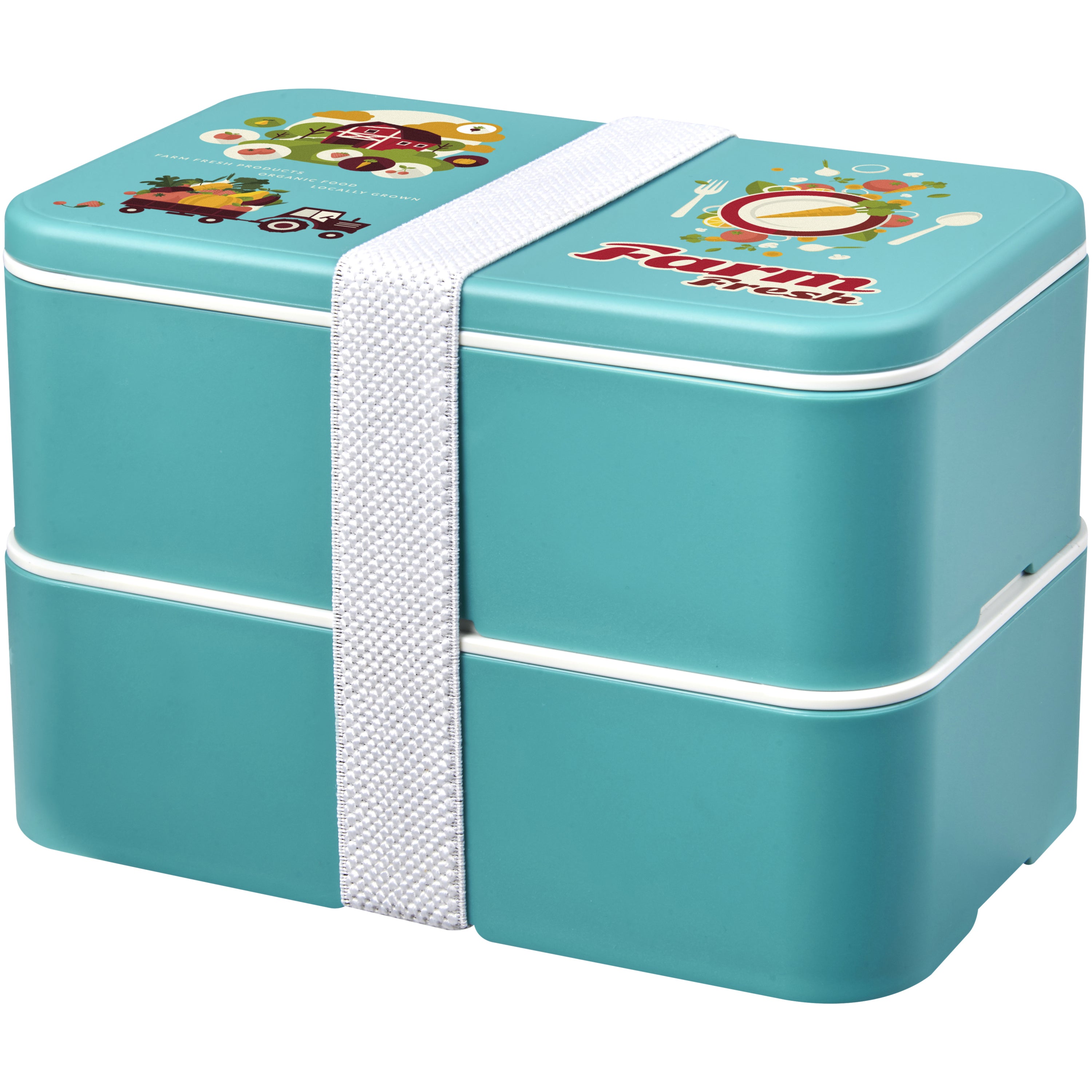 Renew Double Layer Recycled Plastic Lunch Box