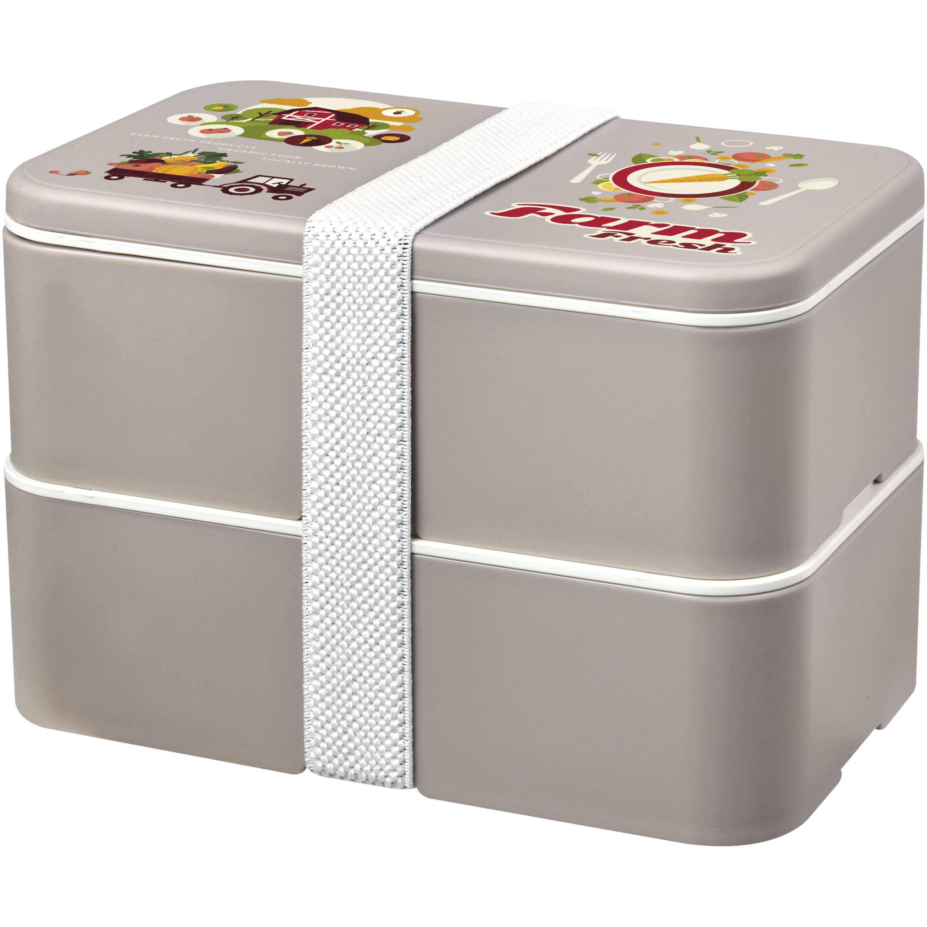 Renew Double Layer Recycled Plastic Lunch Box