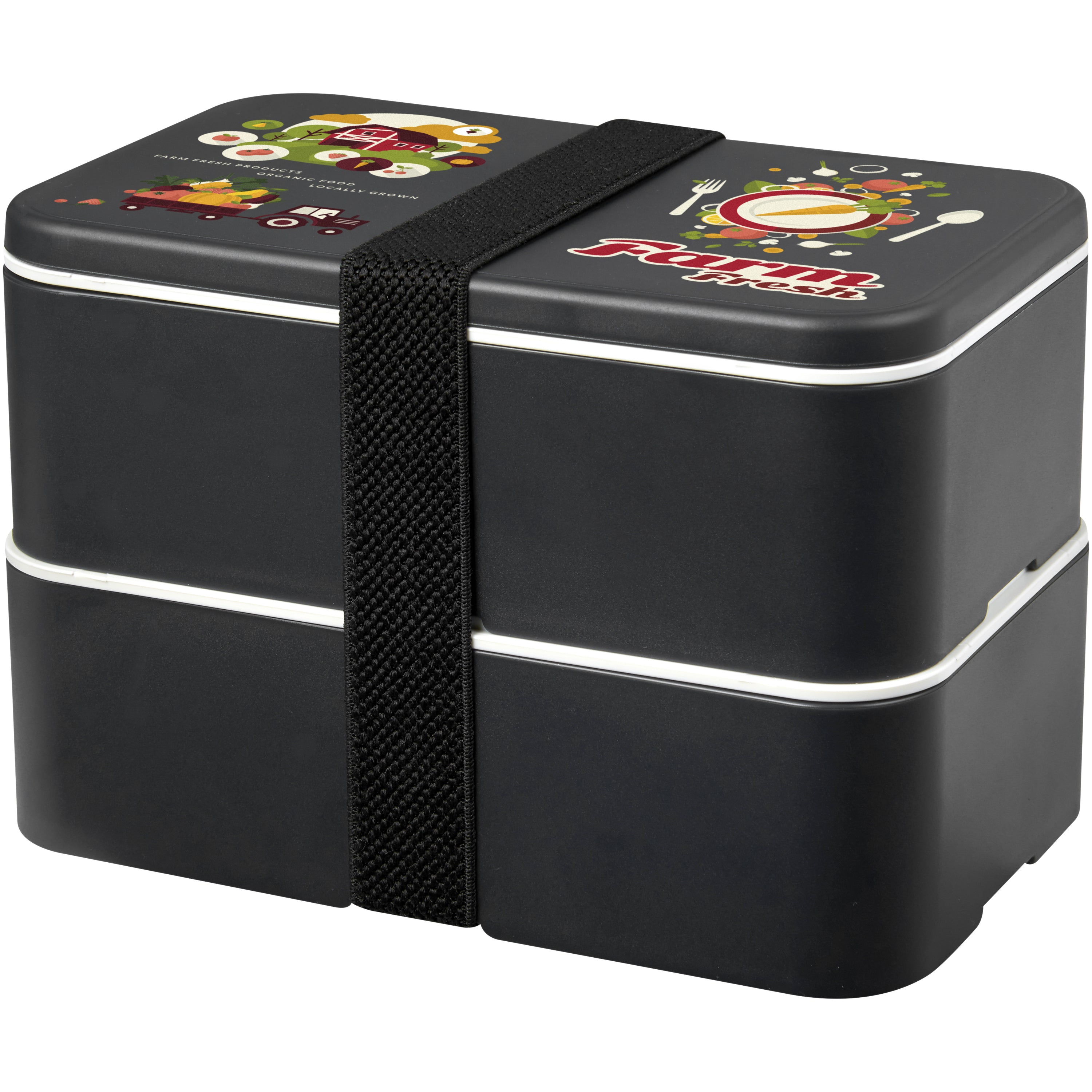 Renew Double Layer Recycled Plastic Lunch Box