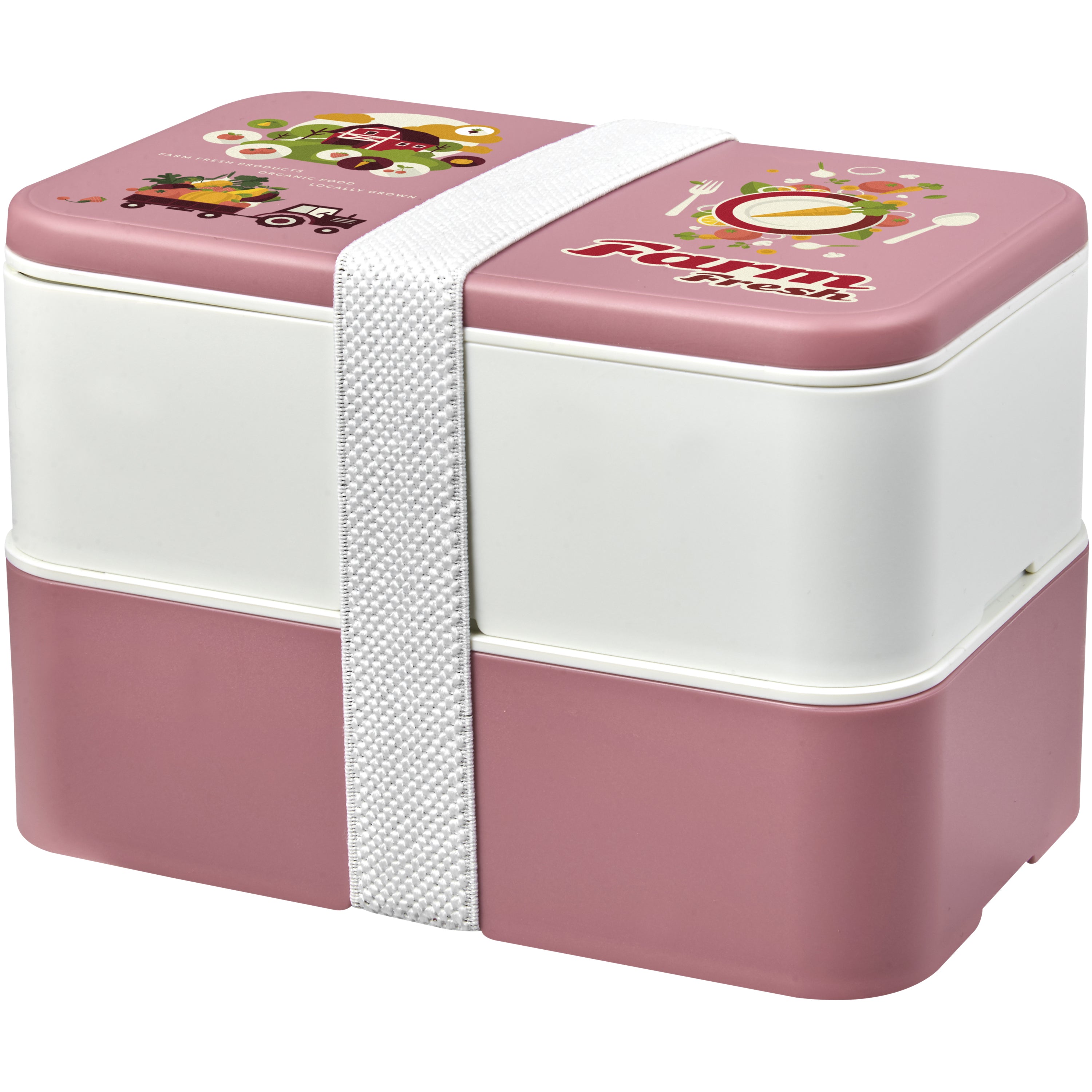 Renew Double Layer Recycled Plastic Lunch Box