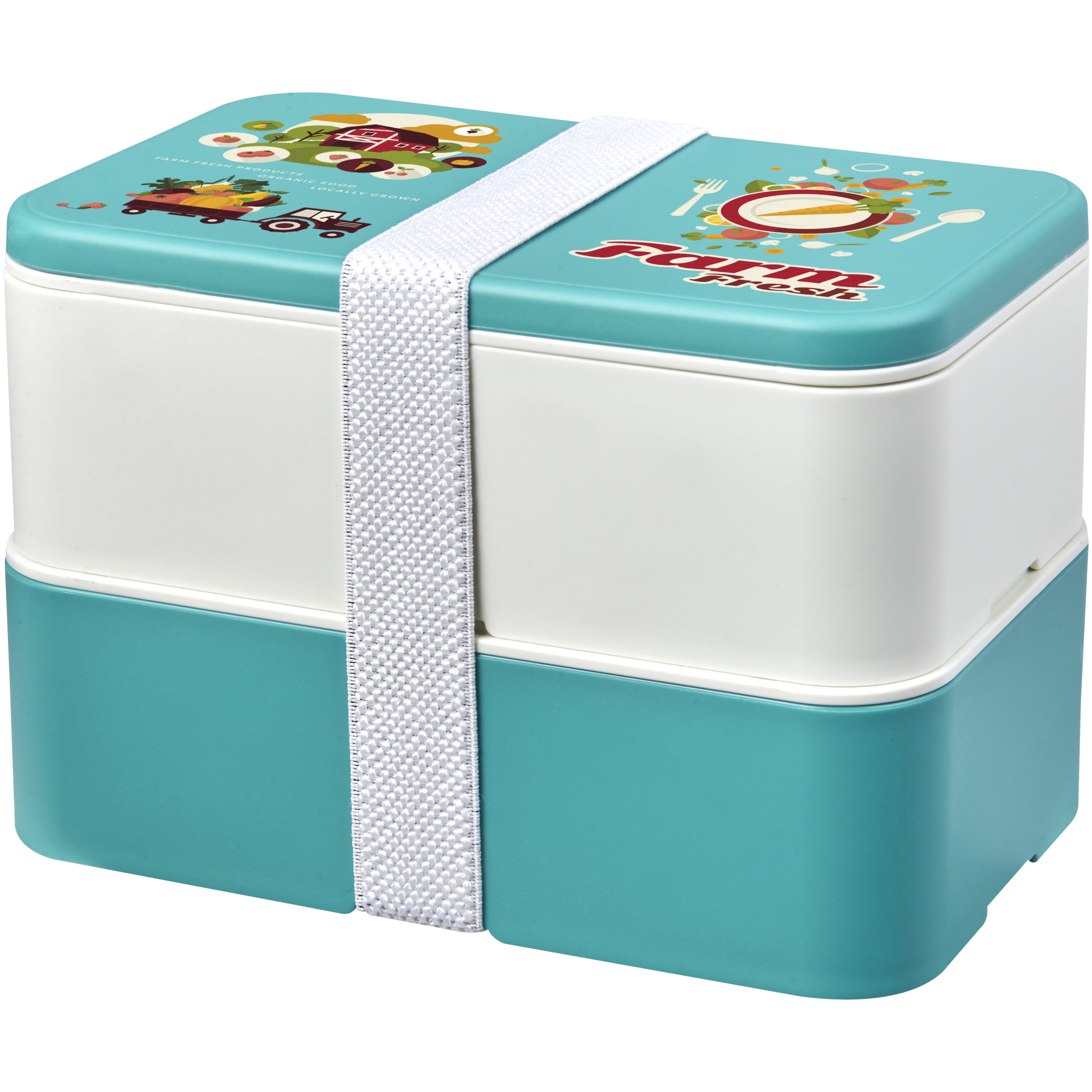 Renew Double Layer Recycled Plastic Lunch Box