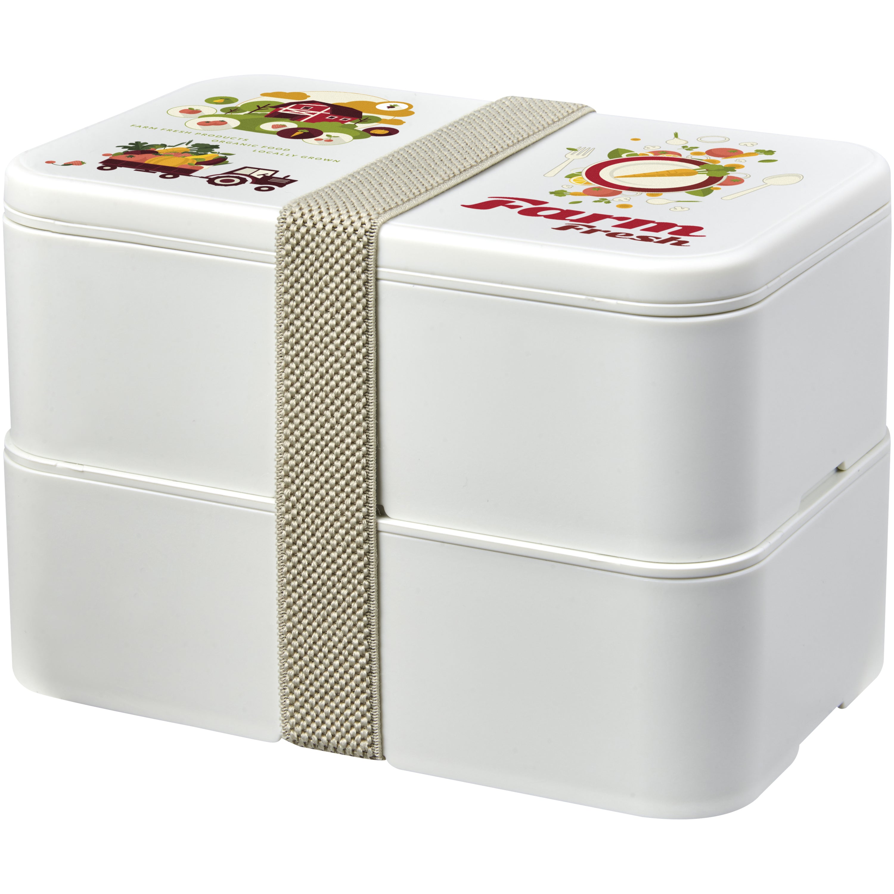 Renew Double Layer Recycled Plastic Lunch Box
