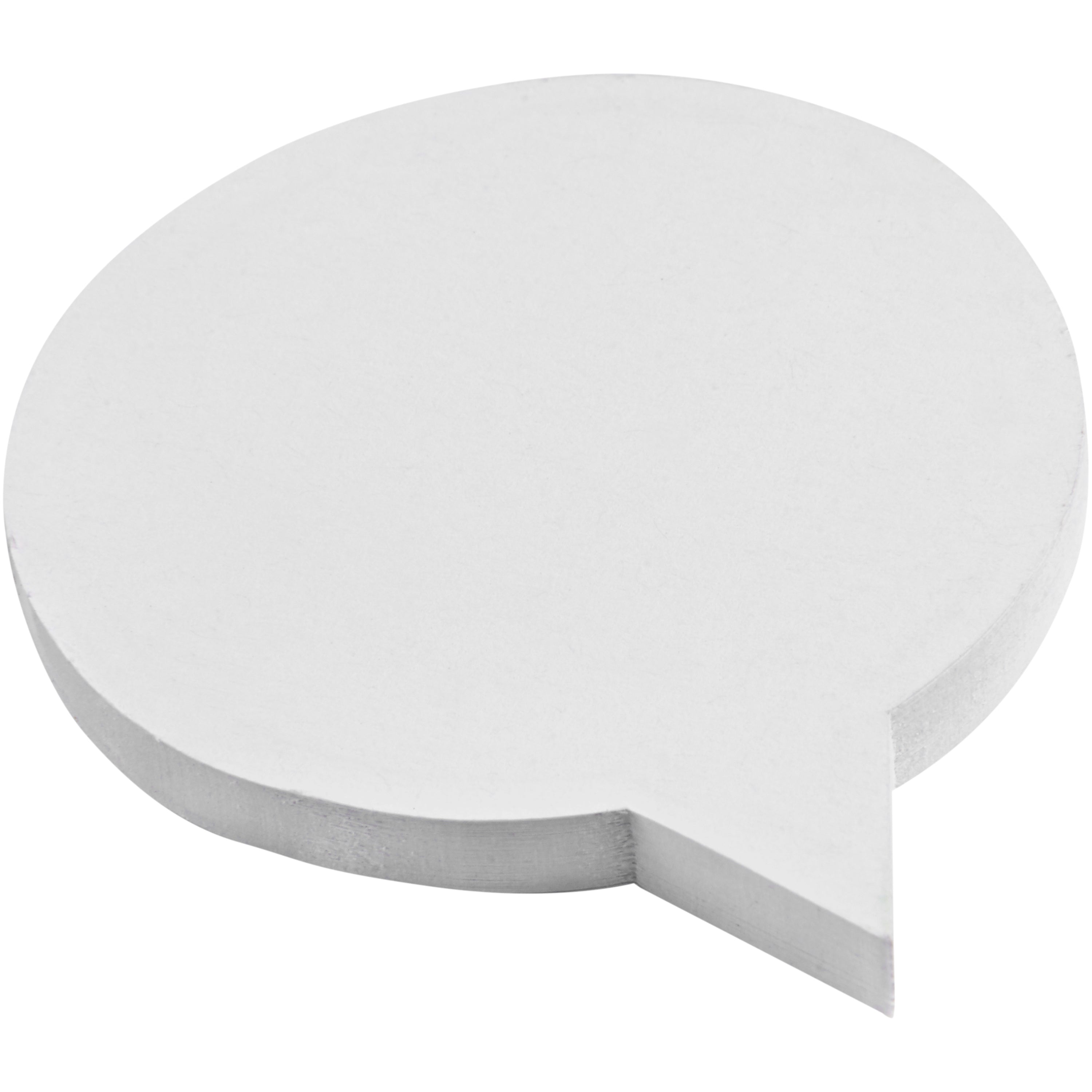 Speech Bubble Shaped Recycled Sticky Notes