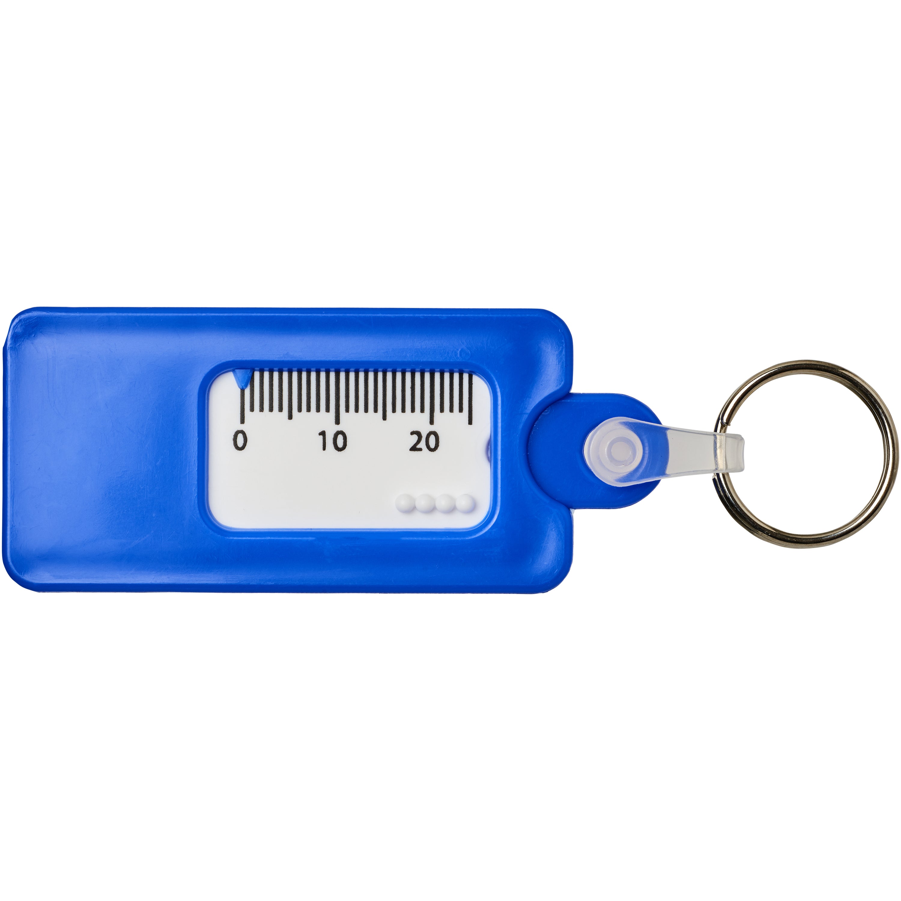 Recycled Tyre Tread Gauge Keyring