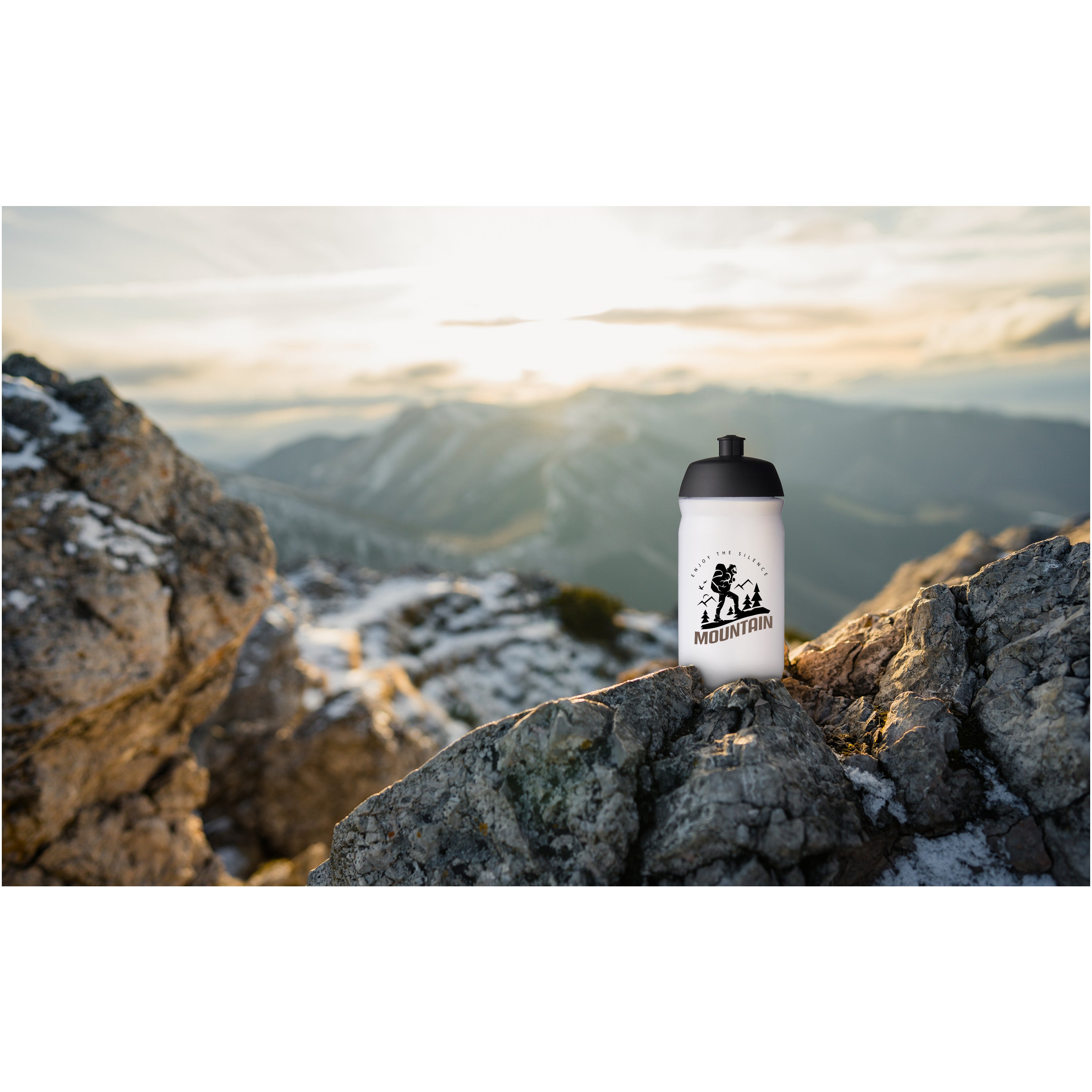 HydroFlex Frosted Clear Squeezy Bottle