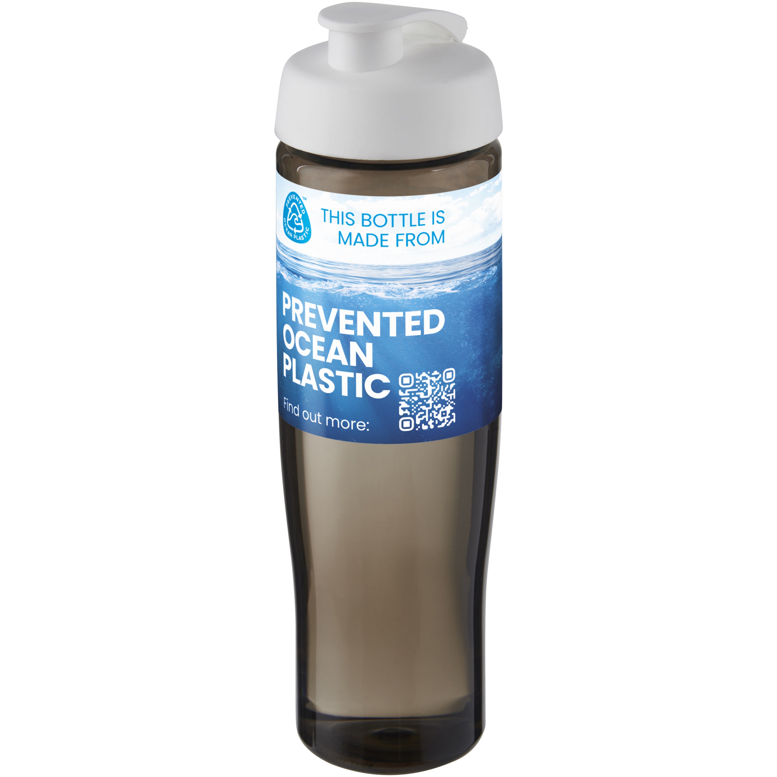 Tempo 700ml Recycled Plastic Flip Water Bottle