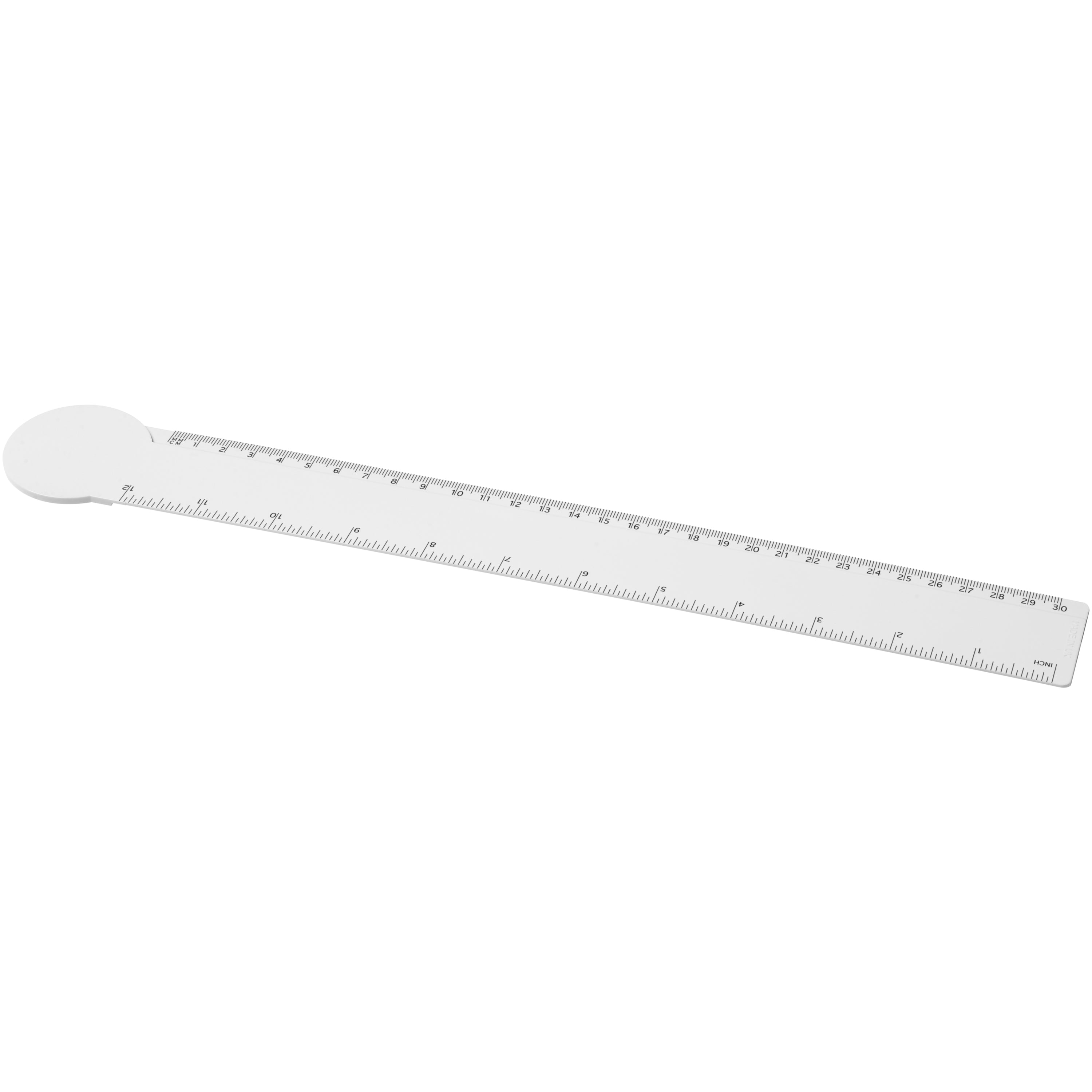30cm Circle Shaped Recycled Plastic Ruler