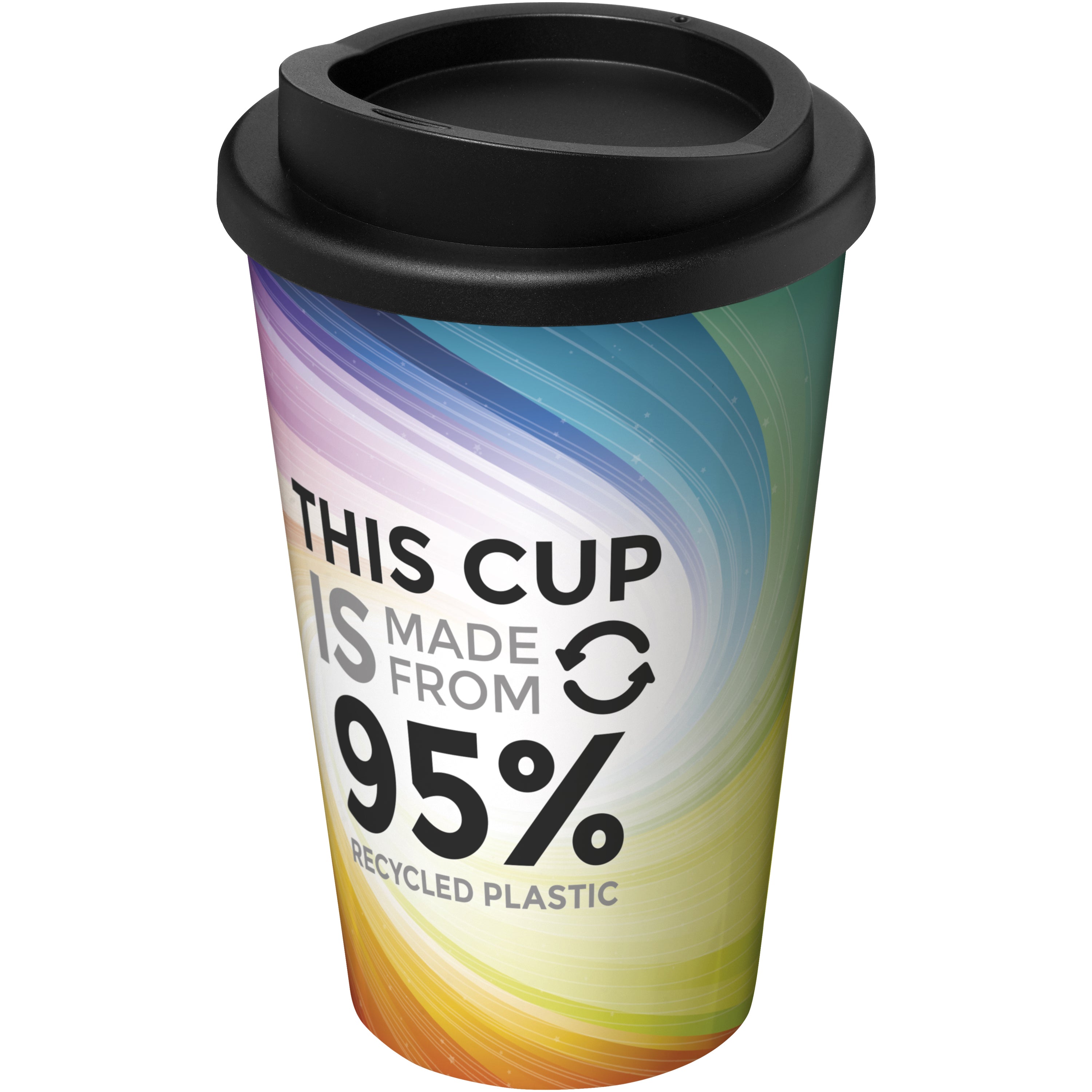 Brite-Americano 350ml Recycled Plastic Insulated Tumbler