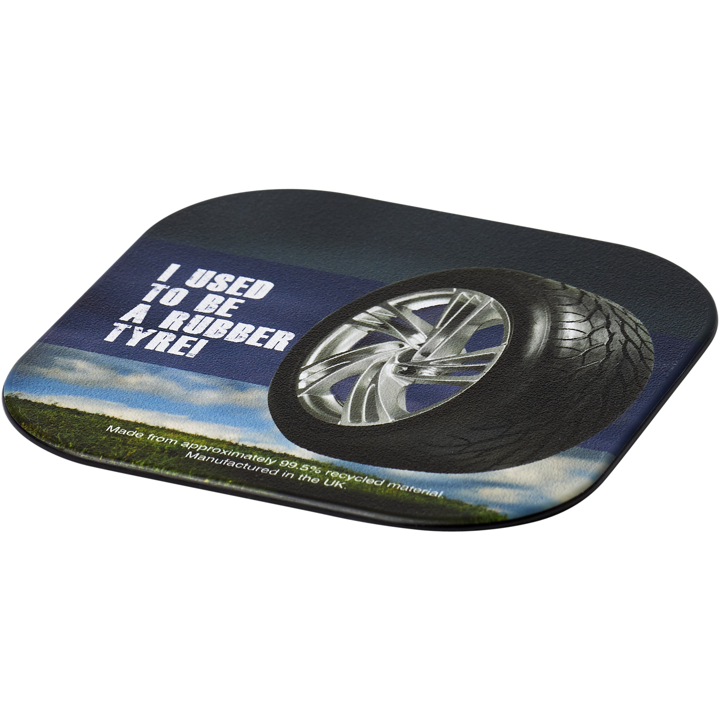 Recycled Tyre Square Coaster