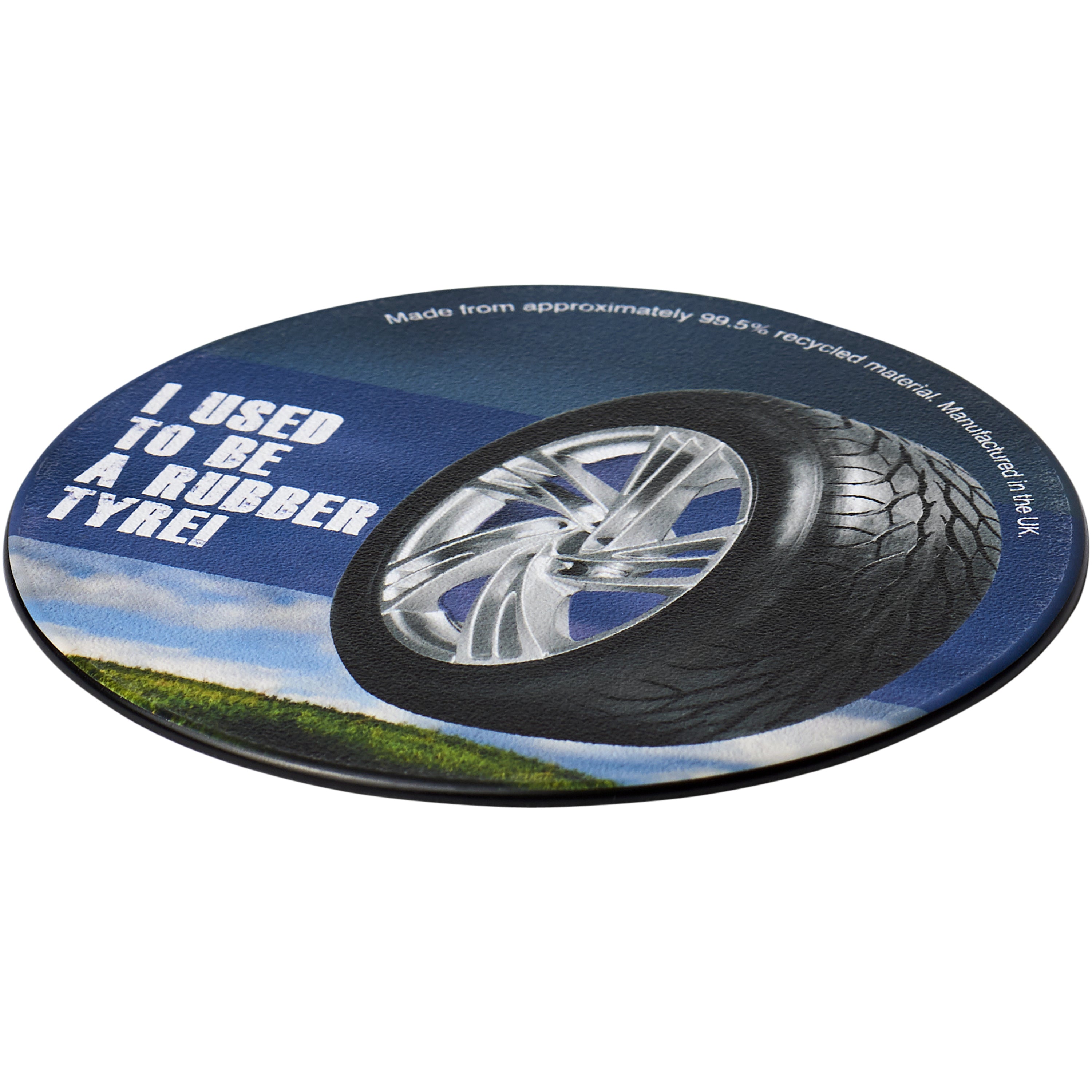 Recycled Tyre Round Coaster