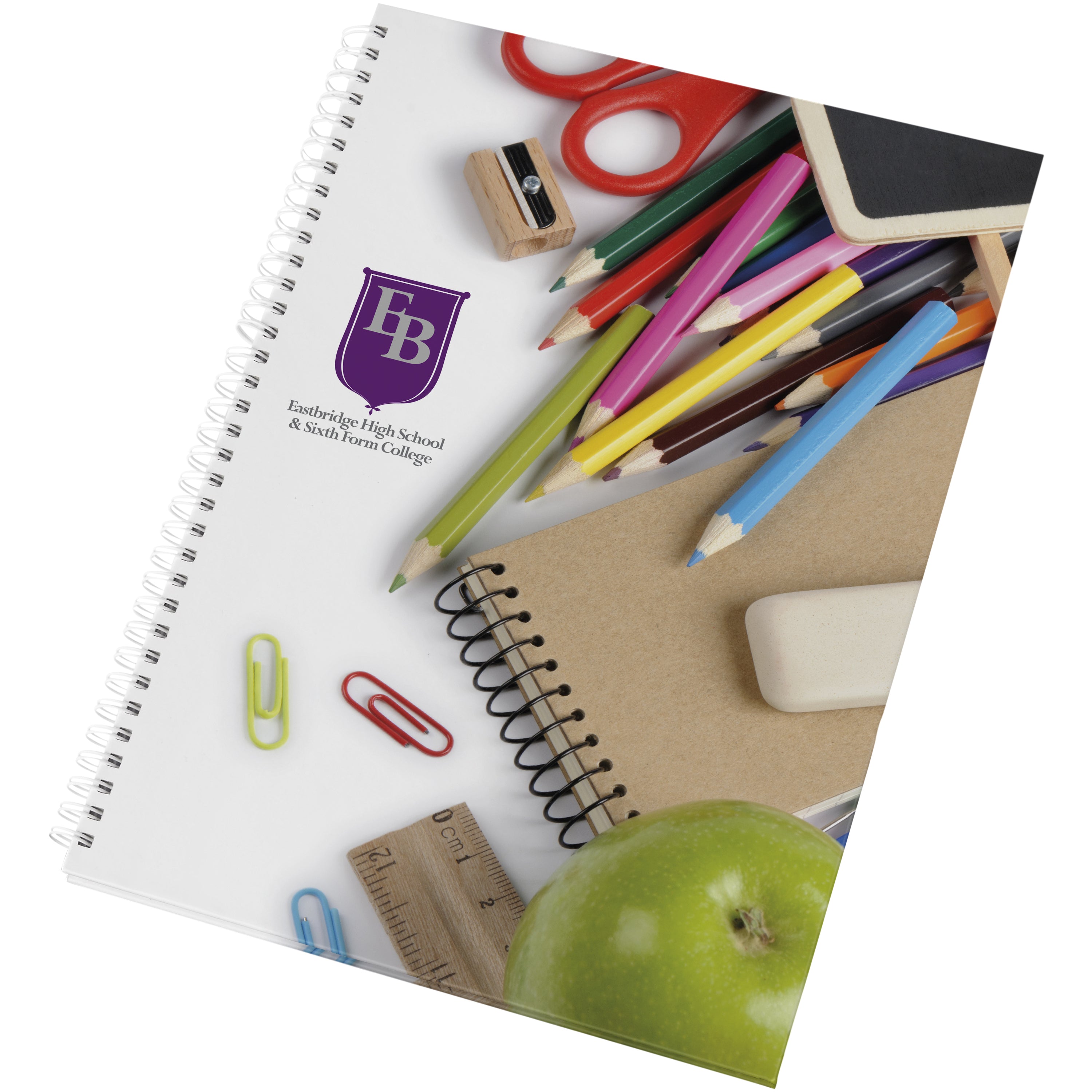 A4 Hard Cover Notebook with Spiral Binding