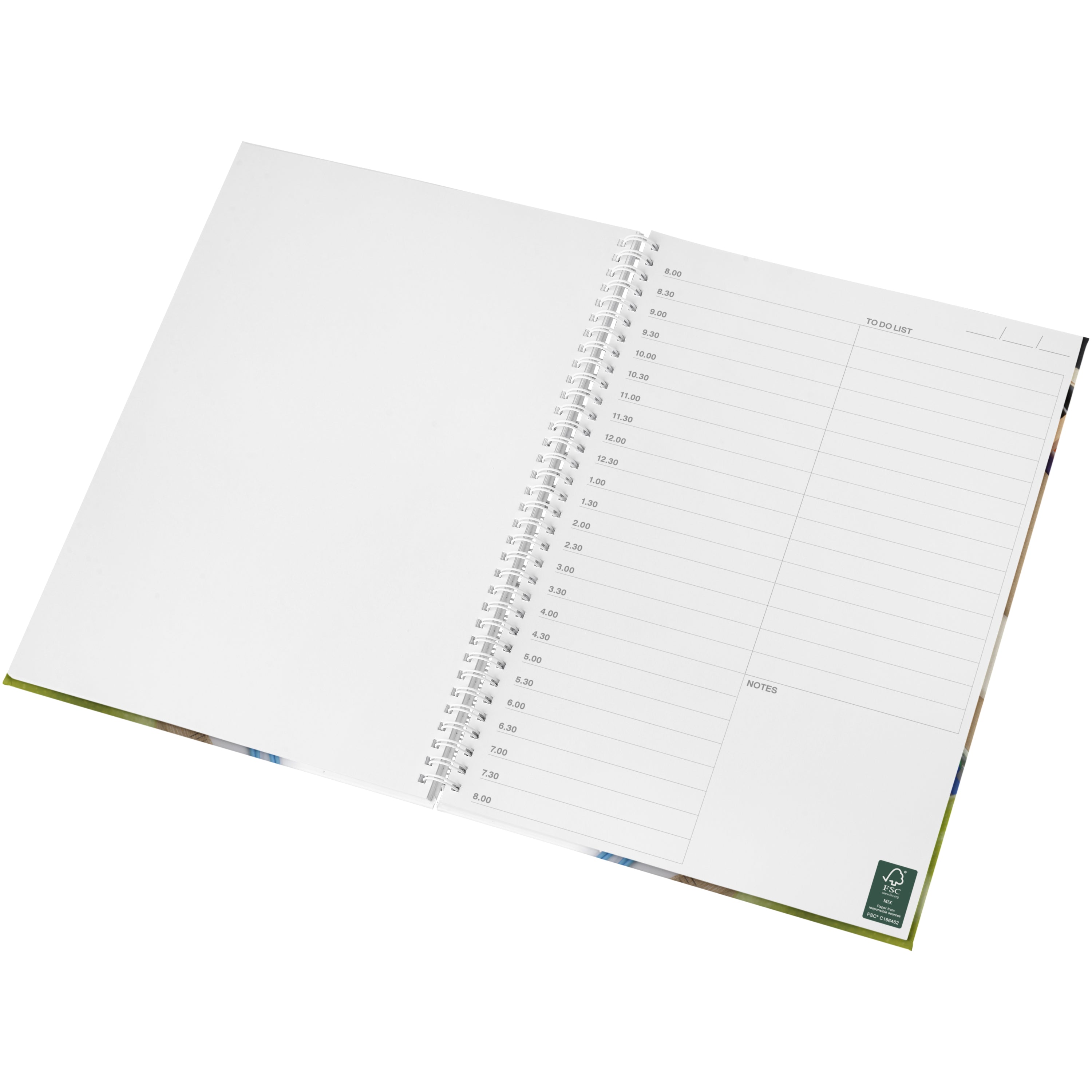 A4 Hard Cover Notebook with Spiral Binding
