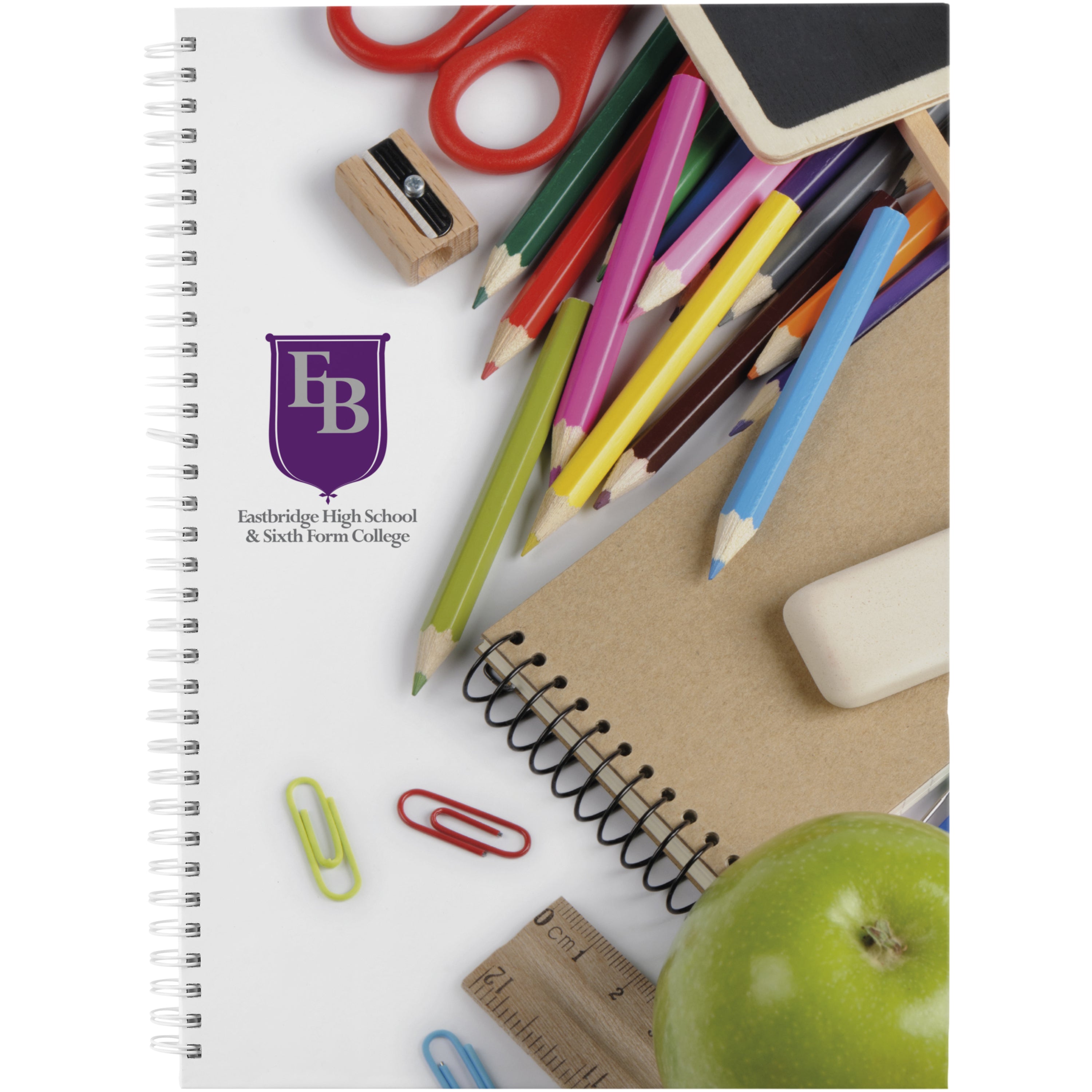 A4 Hard Cover Notebook with Spiral Binding