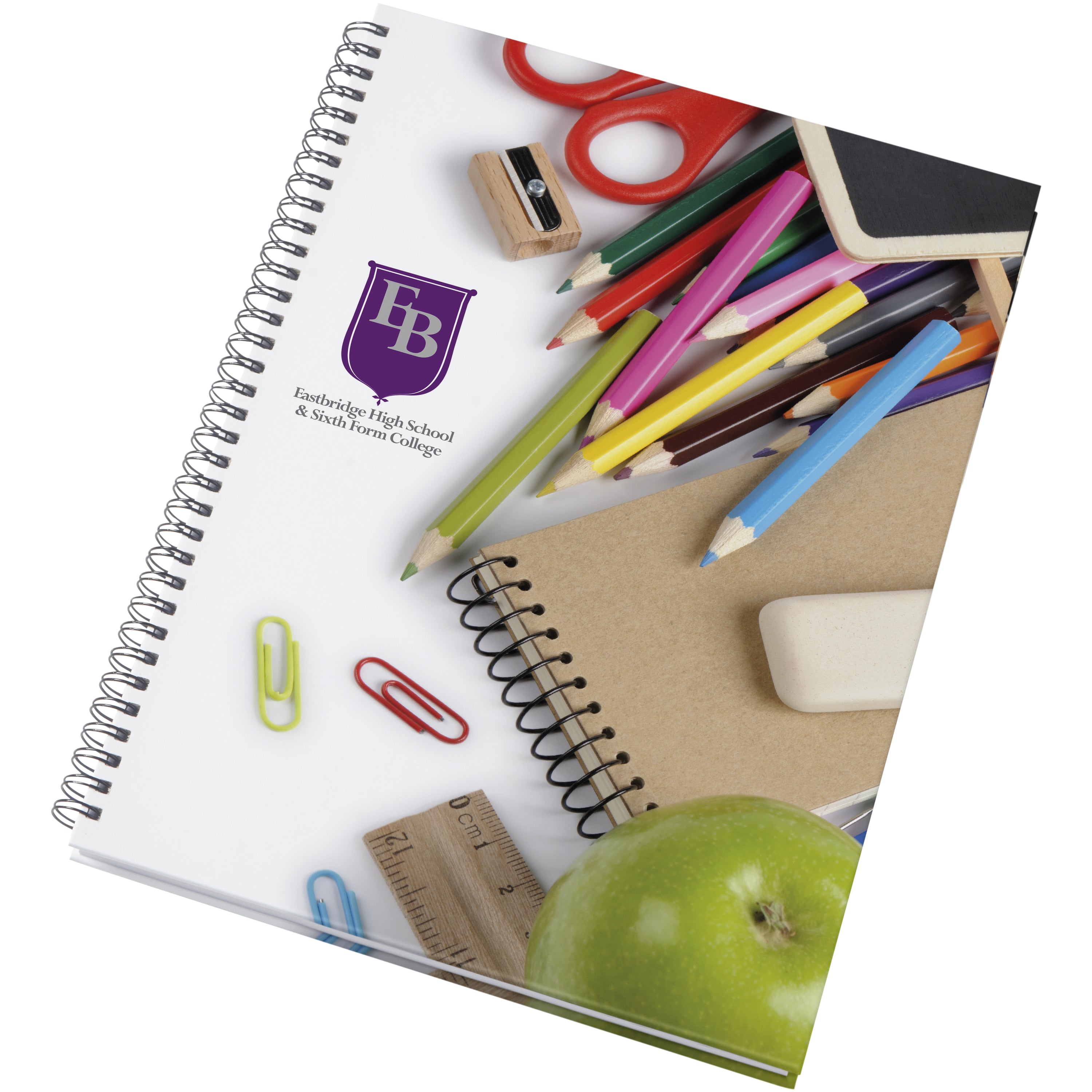 A4 Hard Cover Notebook with Spiral Binding