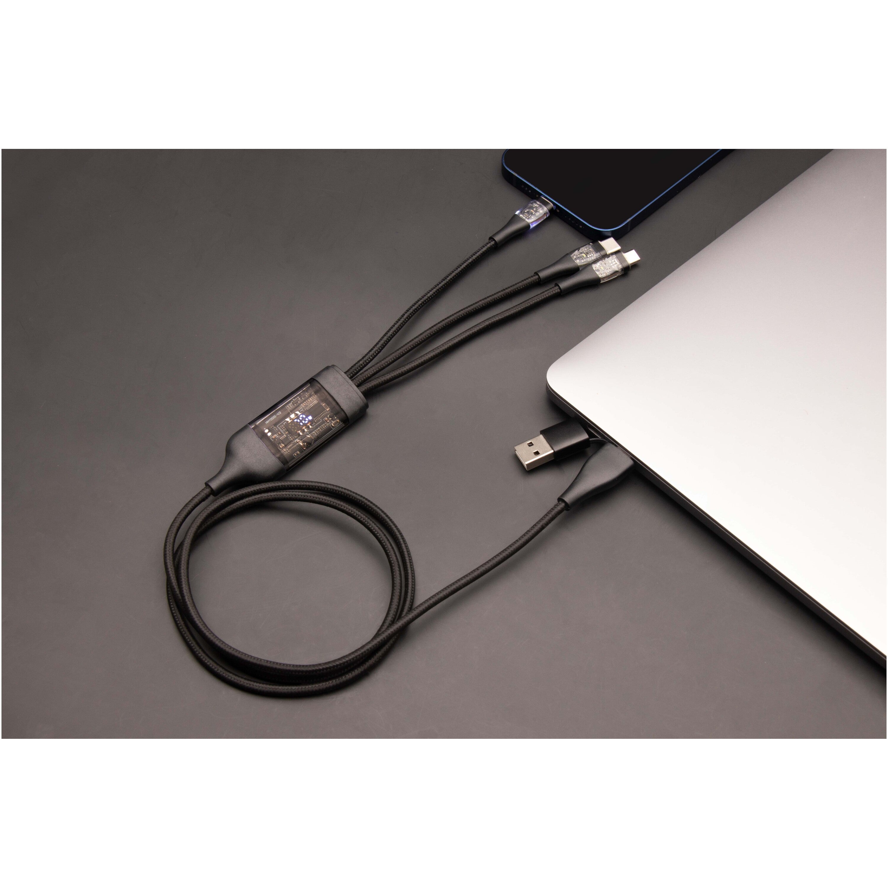 SCX 5-in-1 Fast Charging Cable with Digital Display