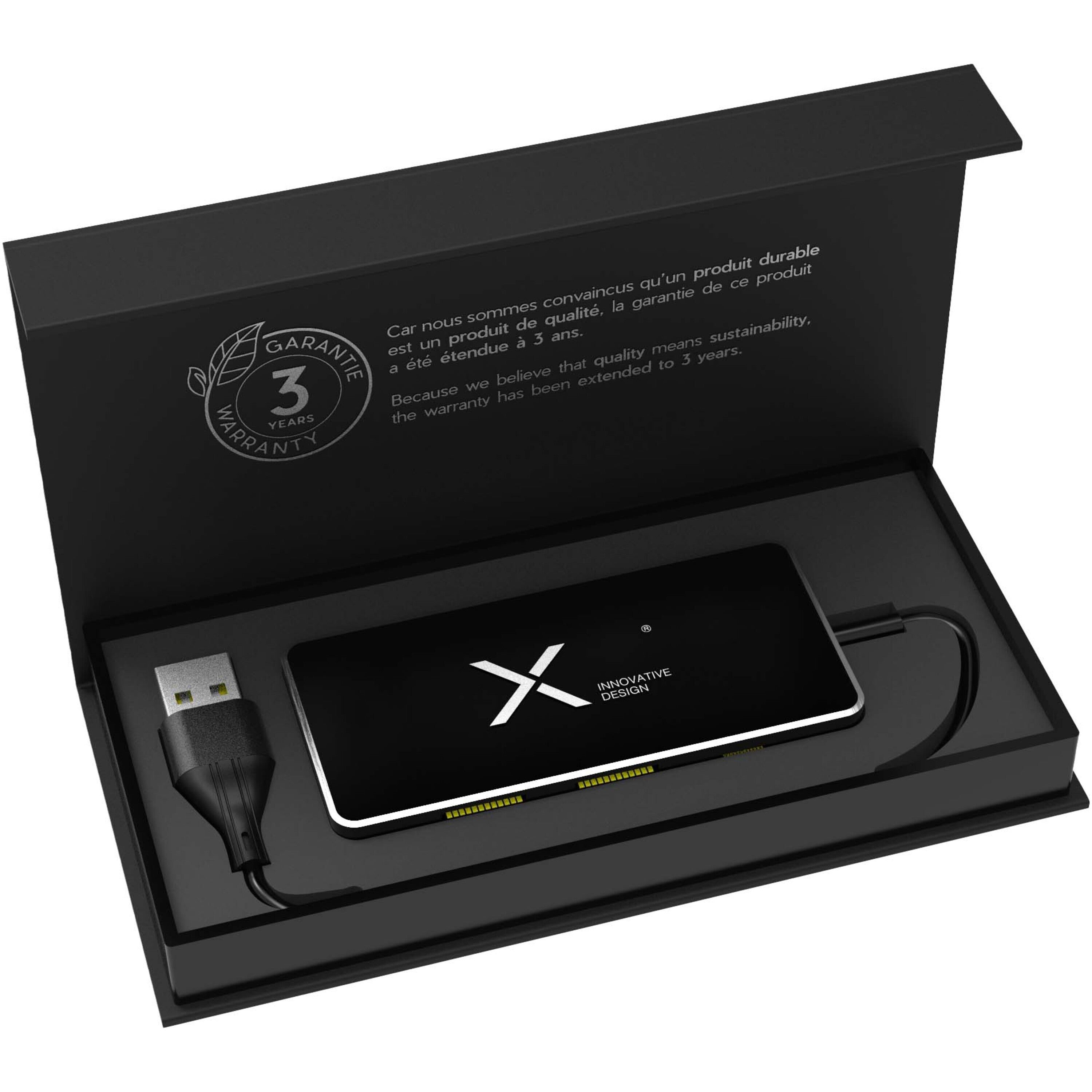 8-in-1 USB Hub with Dual Input and 6-Ports
