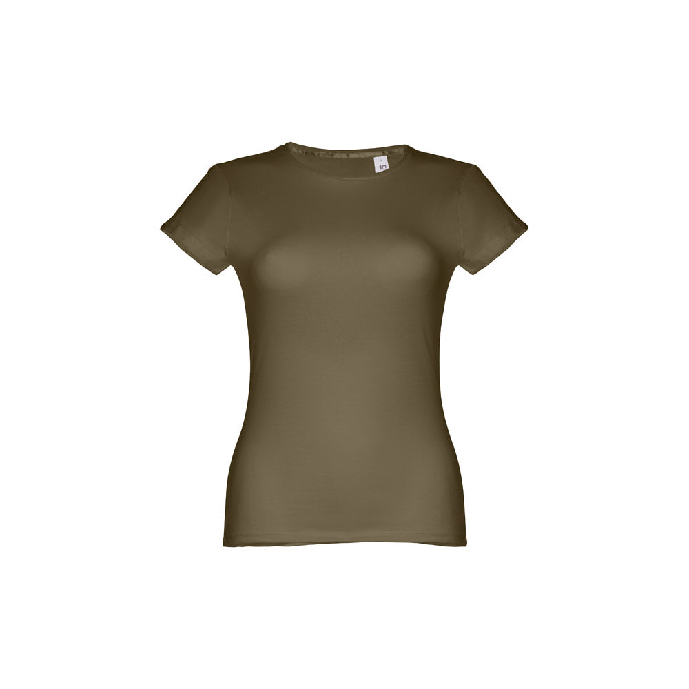 Thc Sofia. Women's Fitted Short Sleeve Cotton T-Shirt