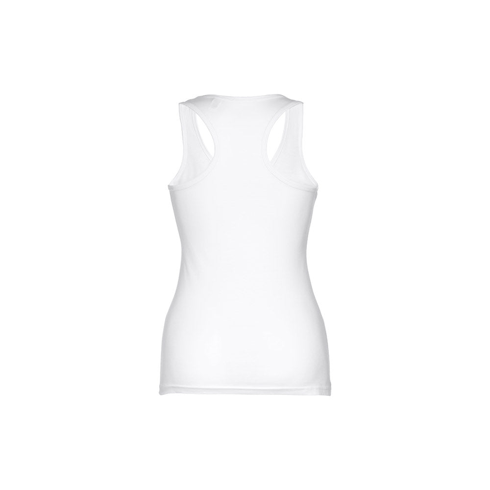 Thc Tirana Wh. Women's Sleeveless Cotton T-Shirt. White