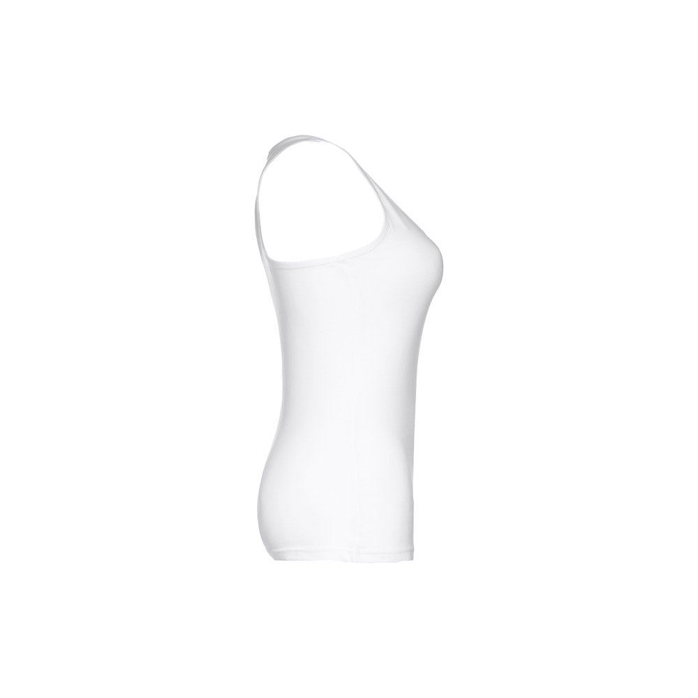 Thc Tirana Wh. Women's Sleeveless Cotton T-Shirt. White