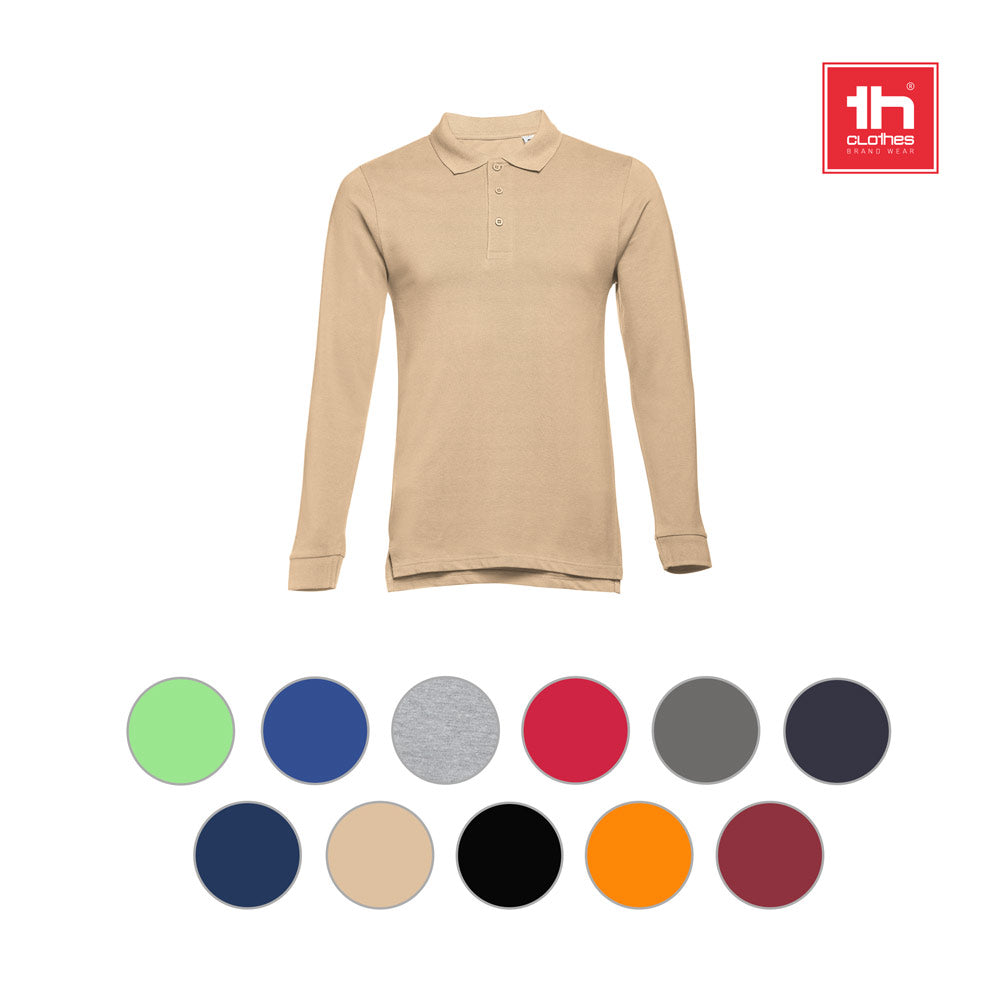 Thc Bern 3Xl. Men's Long Sleeve Polo Shirt