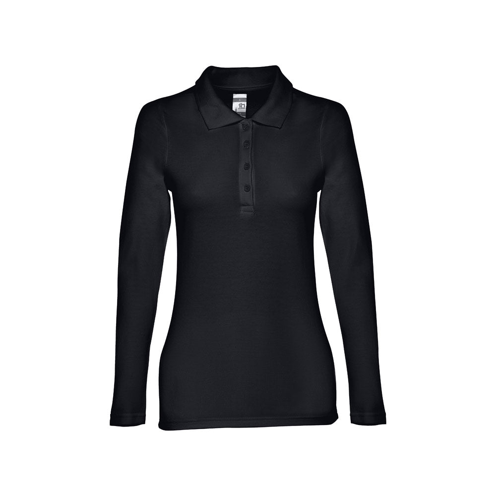 Thc Bern Women. Women's Long Sleeve Polo Shirt