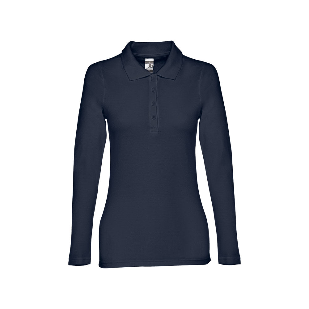 Thc Bern Women. Women's Long Sleeve Polo Shirt