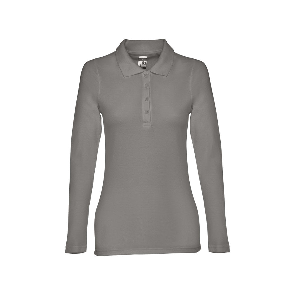 Thc Bern Women. Women's Long Sleeve Polo Shirt
