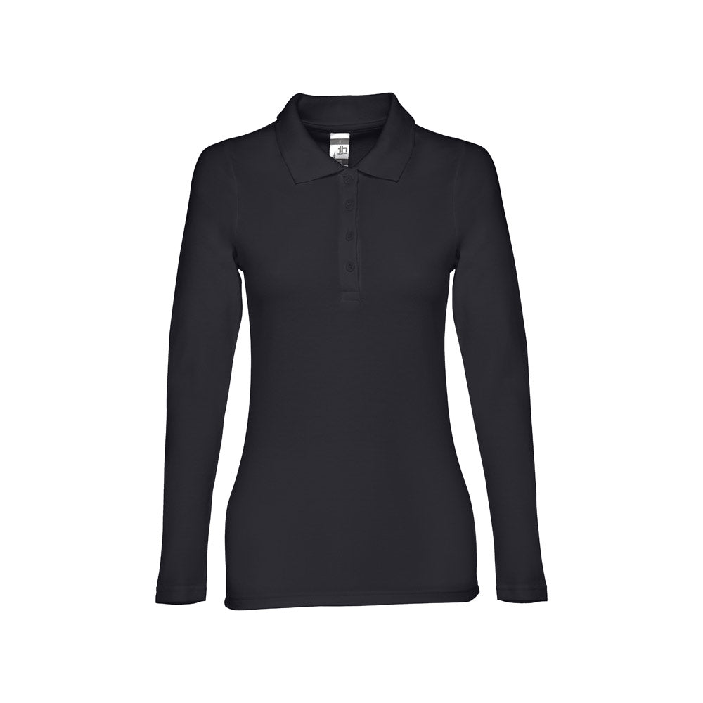 Thc Bern Women. Women's Long Sleeve Polo Shirt