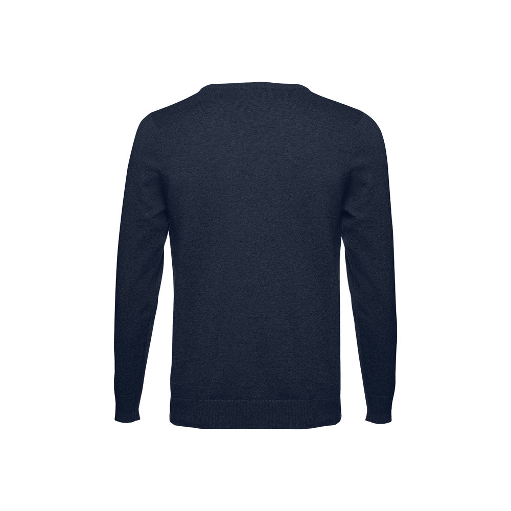 Thc Milan. Men's V-Neck Pullover In Cotton And Polyamide
